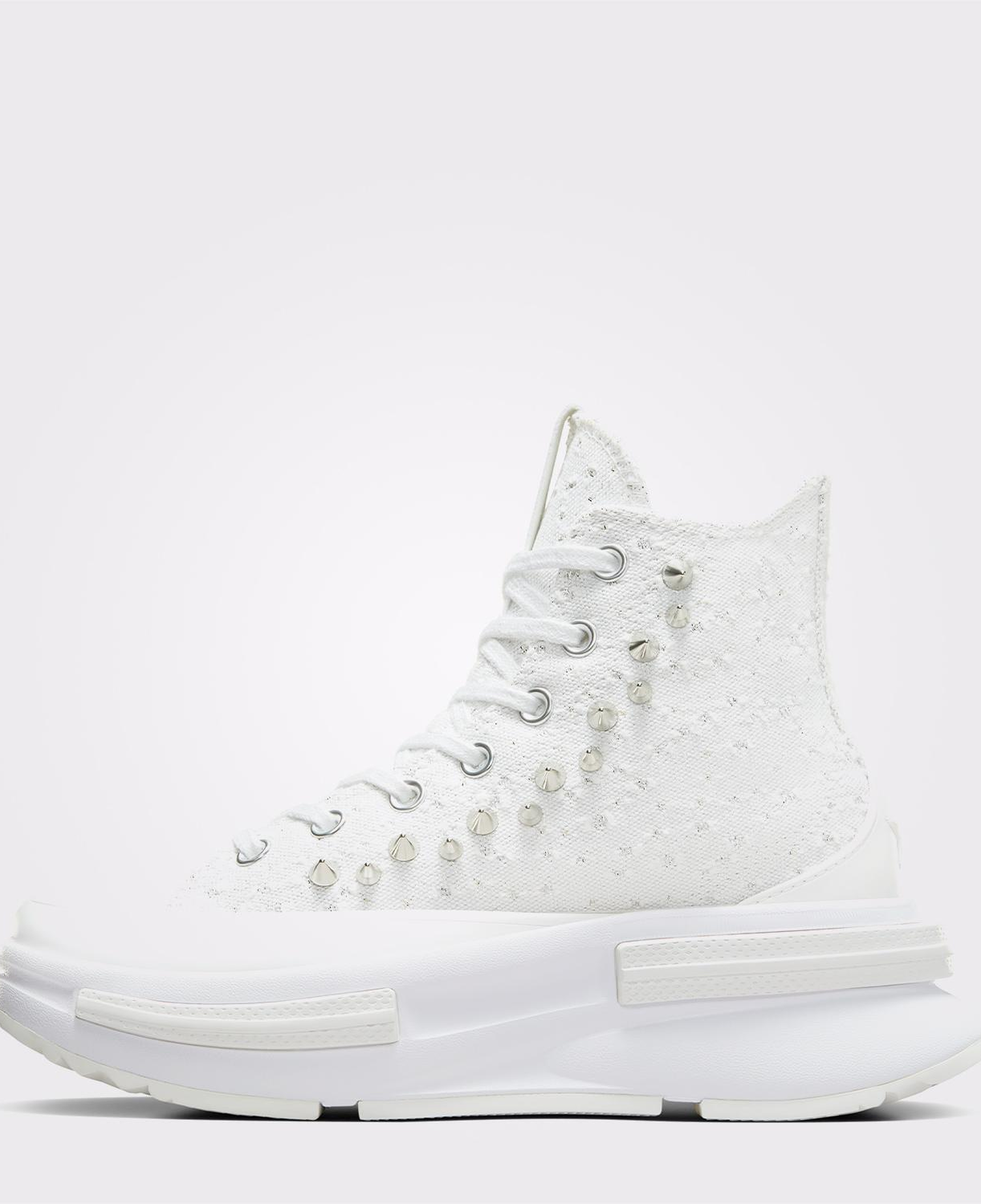 Converse Run Star Legacy CX Platform Studded Kadın Beyaz Sneaker
