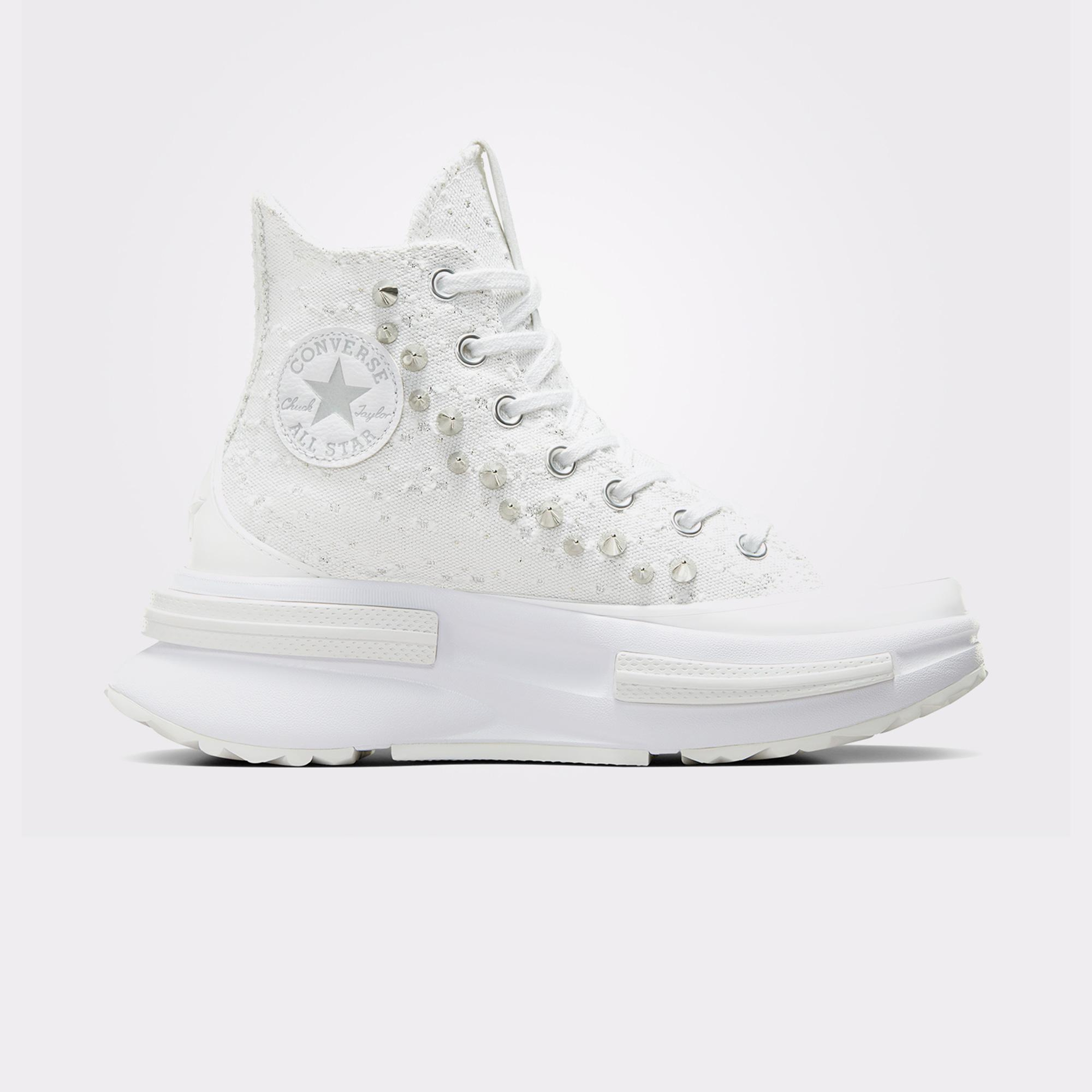 Converse Run Star Legacy CX Platform Studded Unisex Beyaz Sneaker