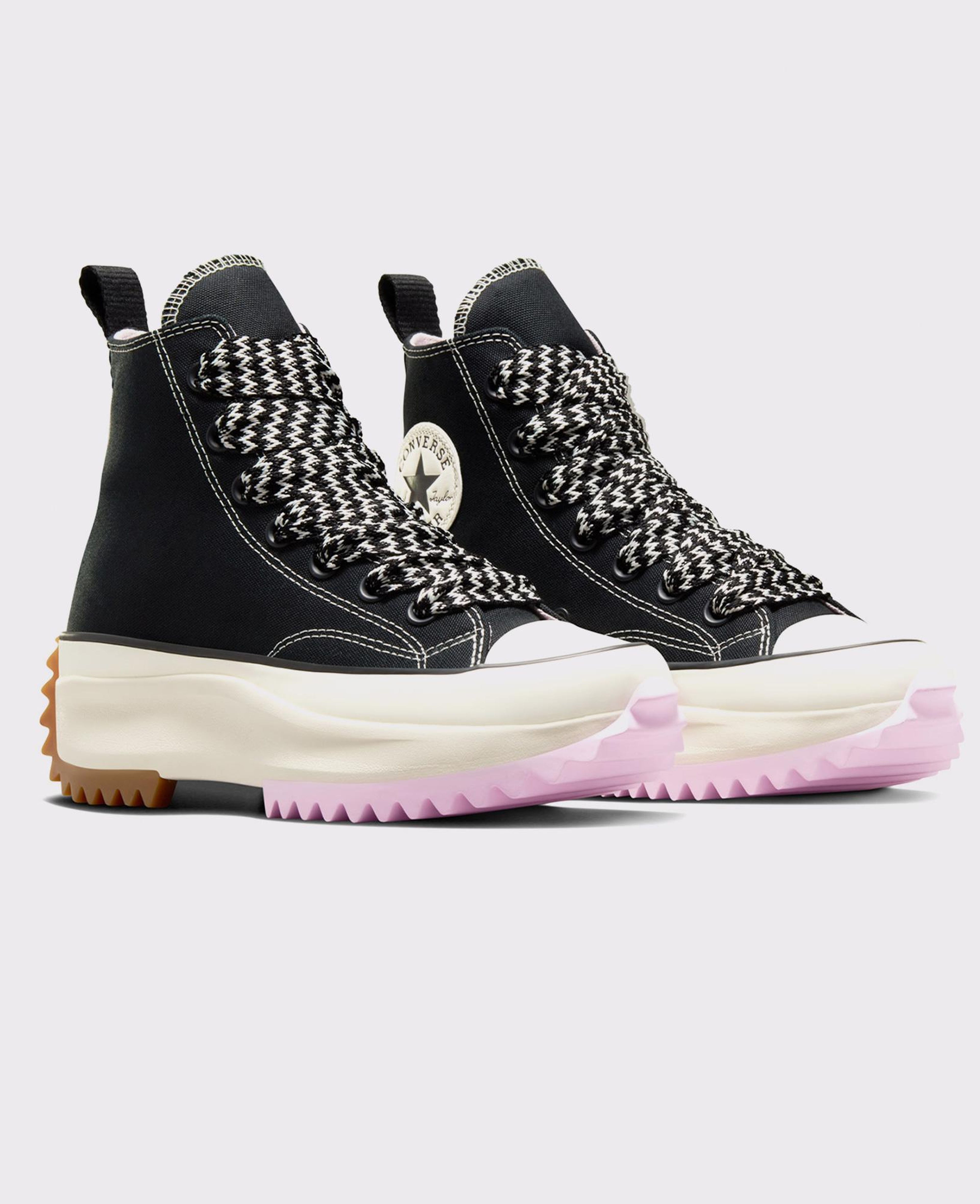Converse Run Star Hike Unisex Siyah Platform Sneaker