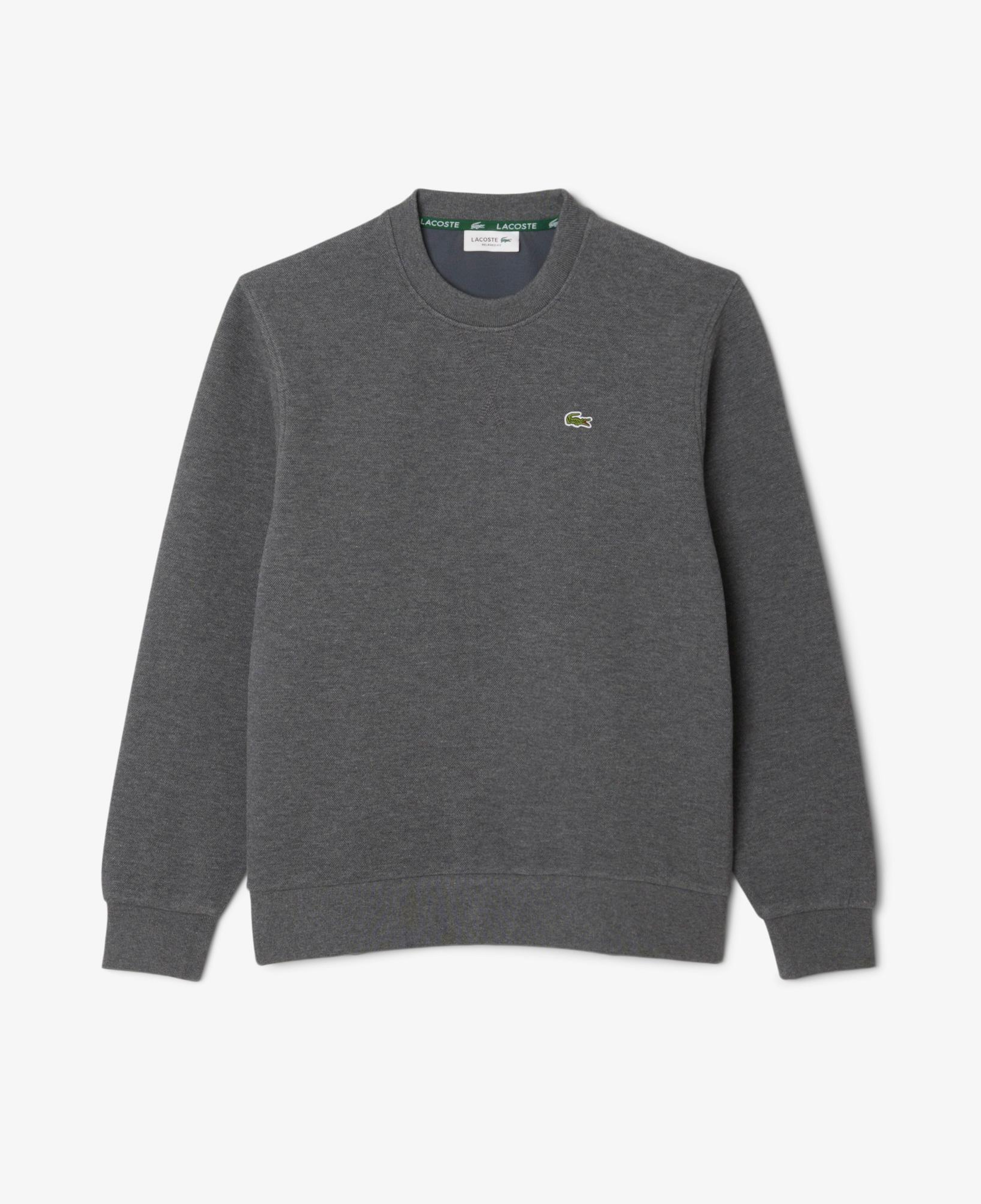 Lacoste Kadın Relaxed Fit Bisiklet Yaka Gri Sweatshirt