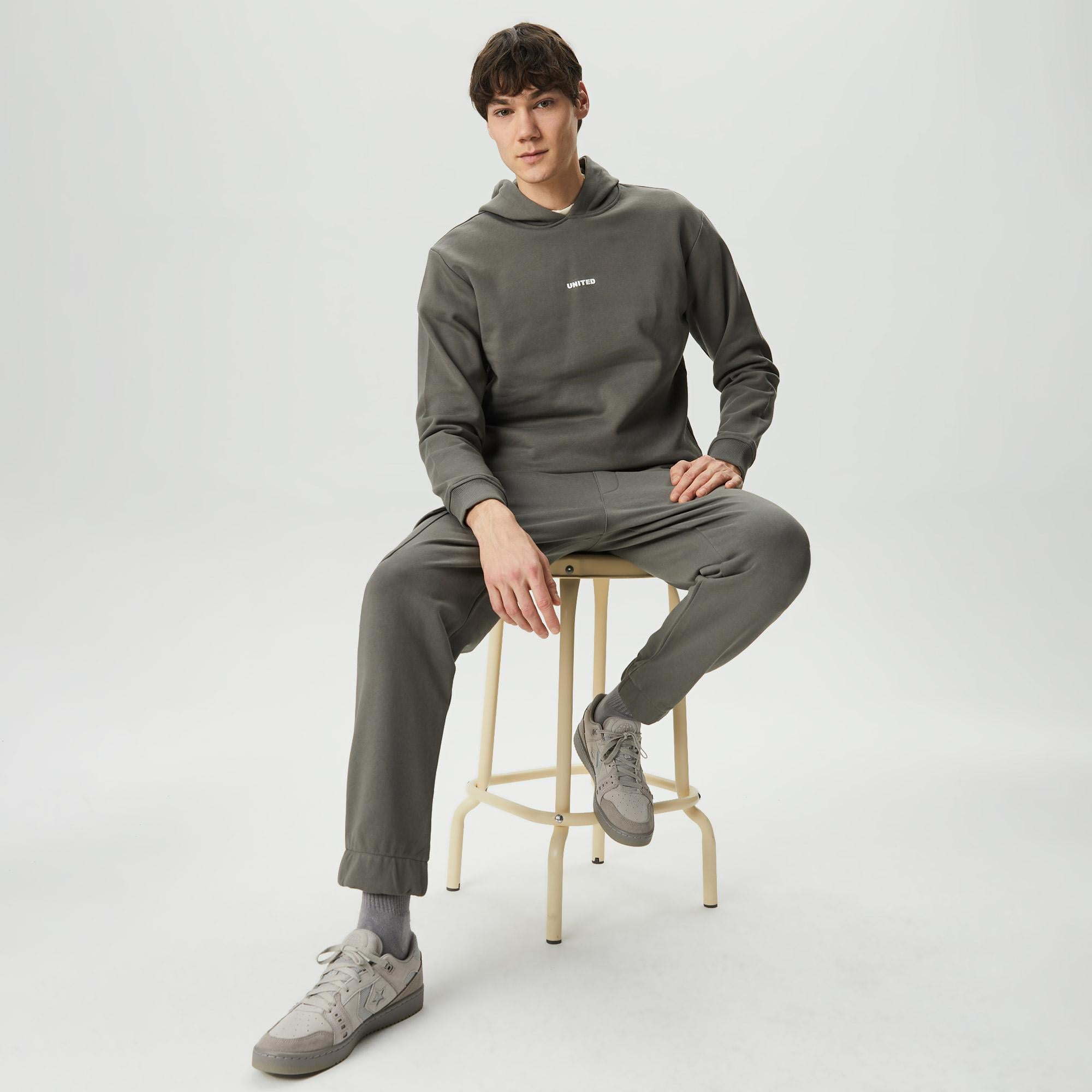 UNITED4 Erkek Gri Sweatshirt