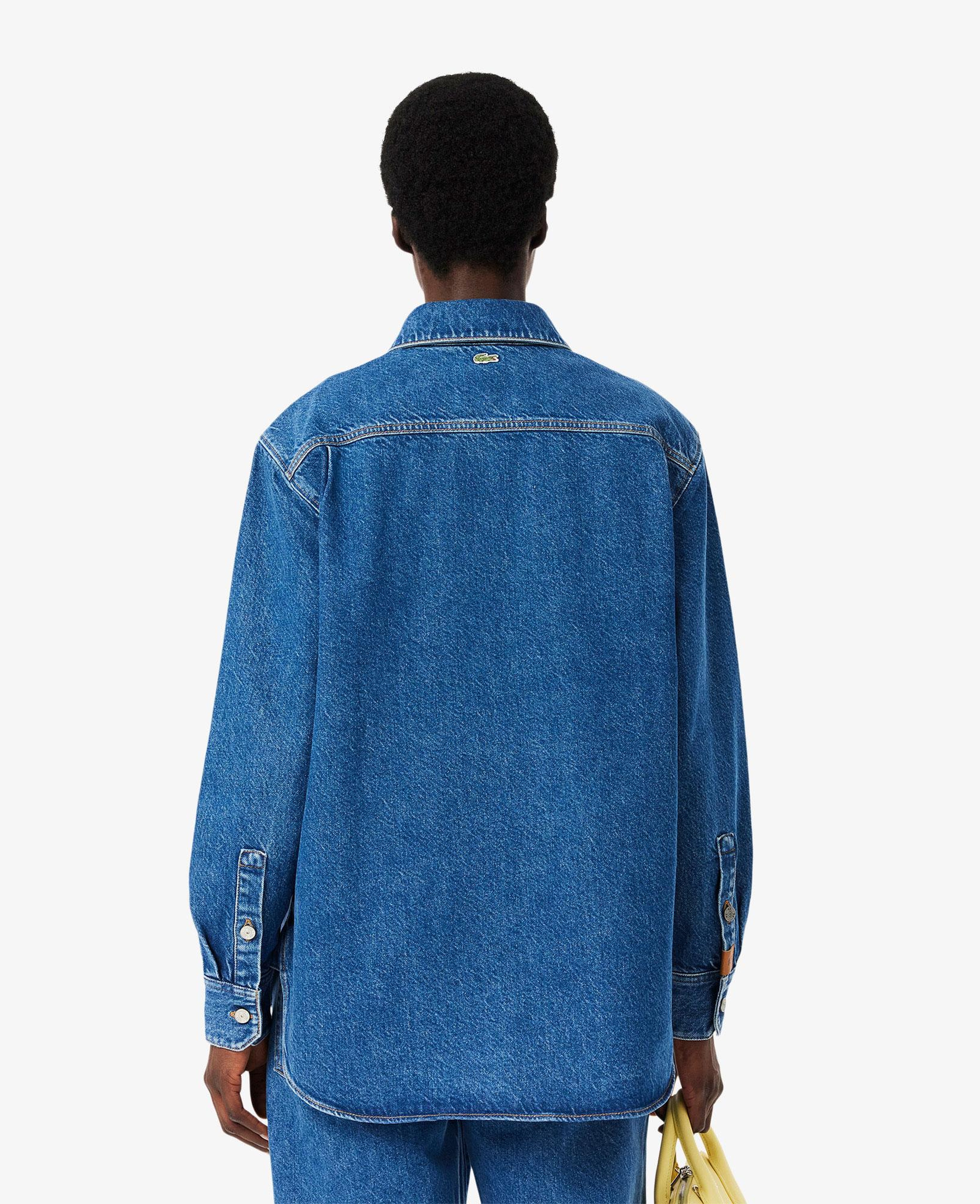 Kadın Relaxed Fit Denim Lacivert Ceket