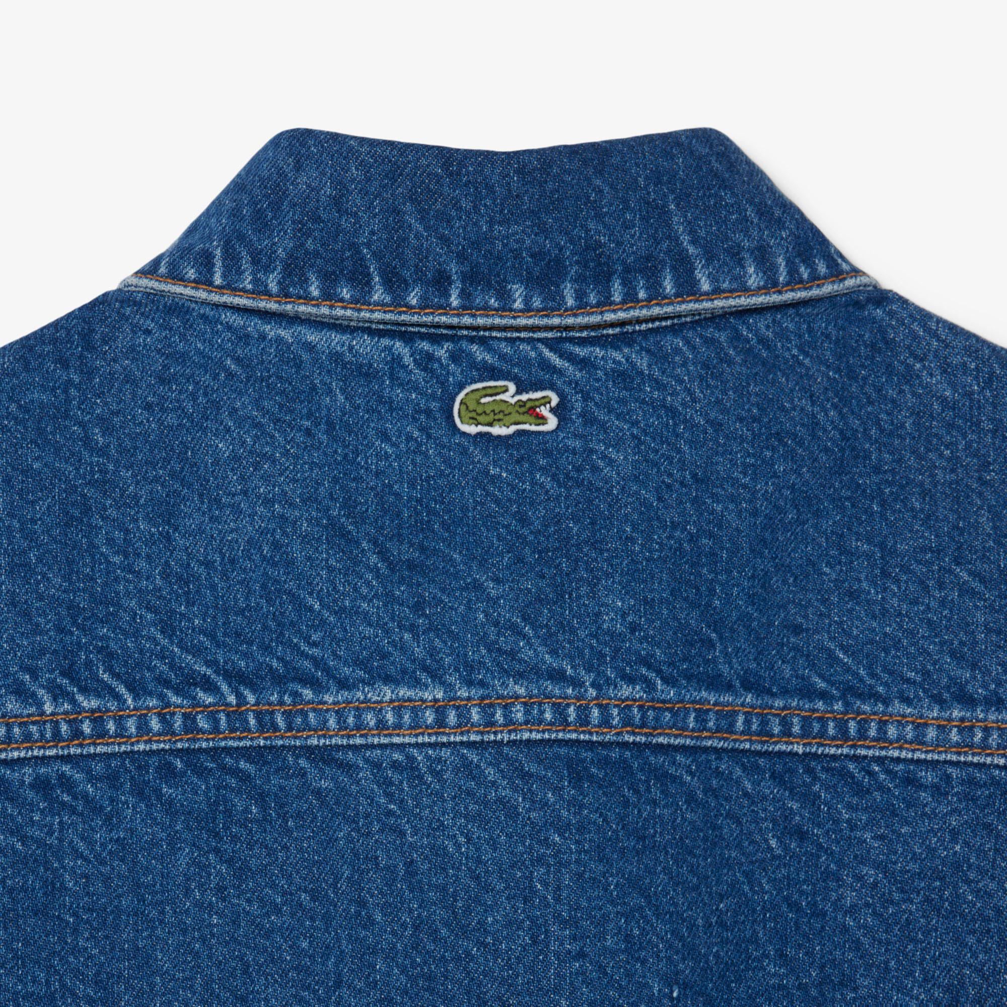 Kadın Relaxed Fit Denim Lacivert Ceket