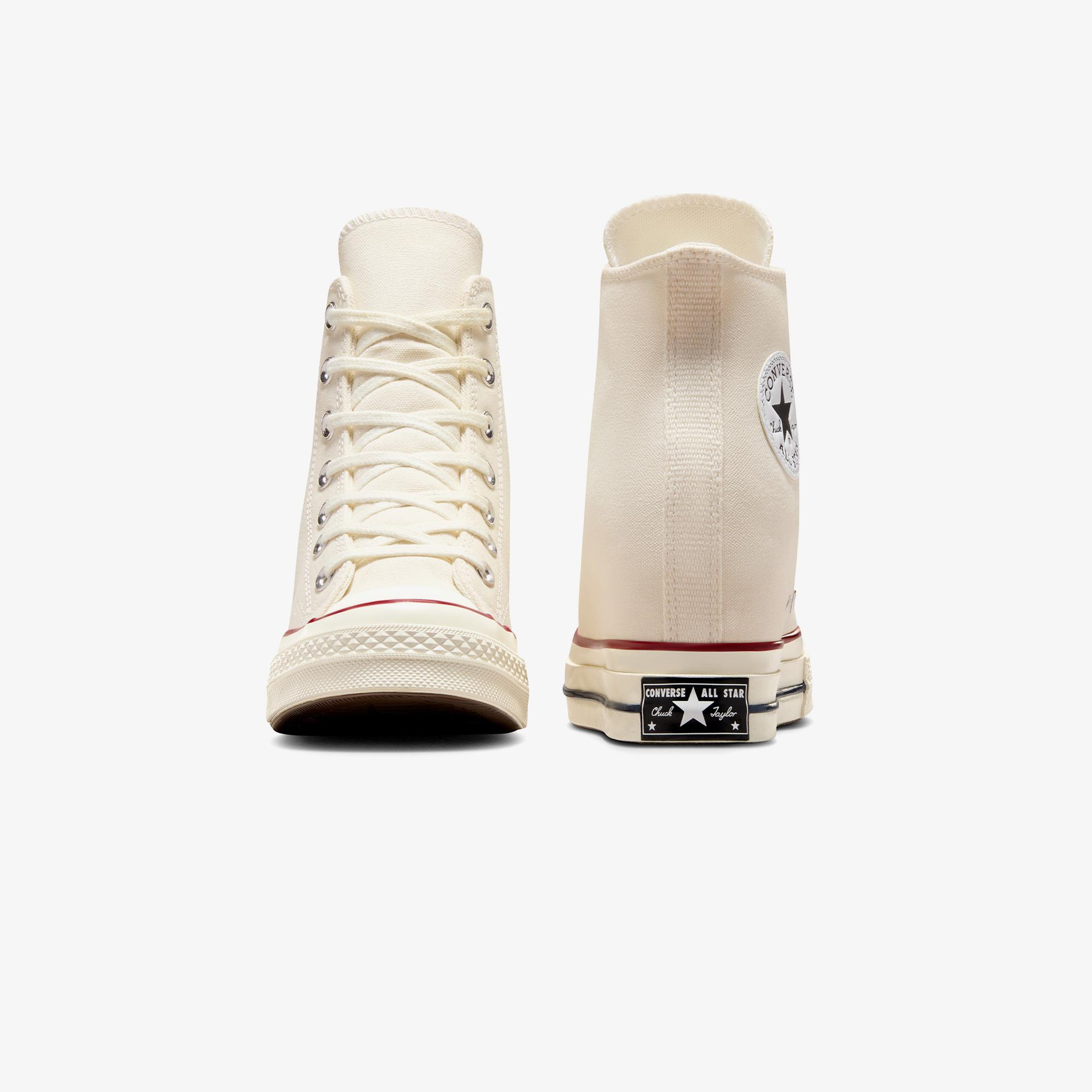 Converse Chuck 70 Wedge Unisex Krem Platform Sneaker