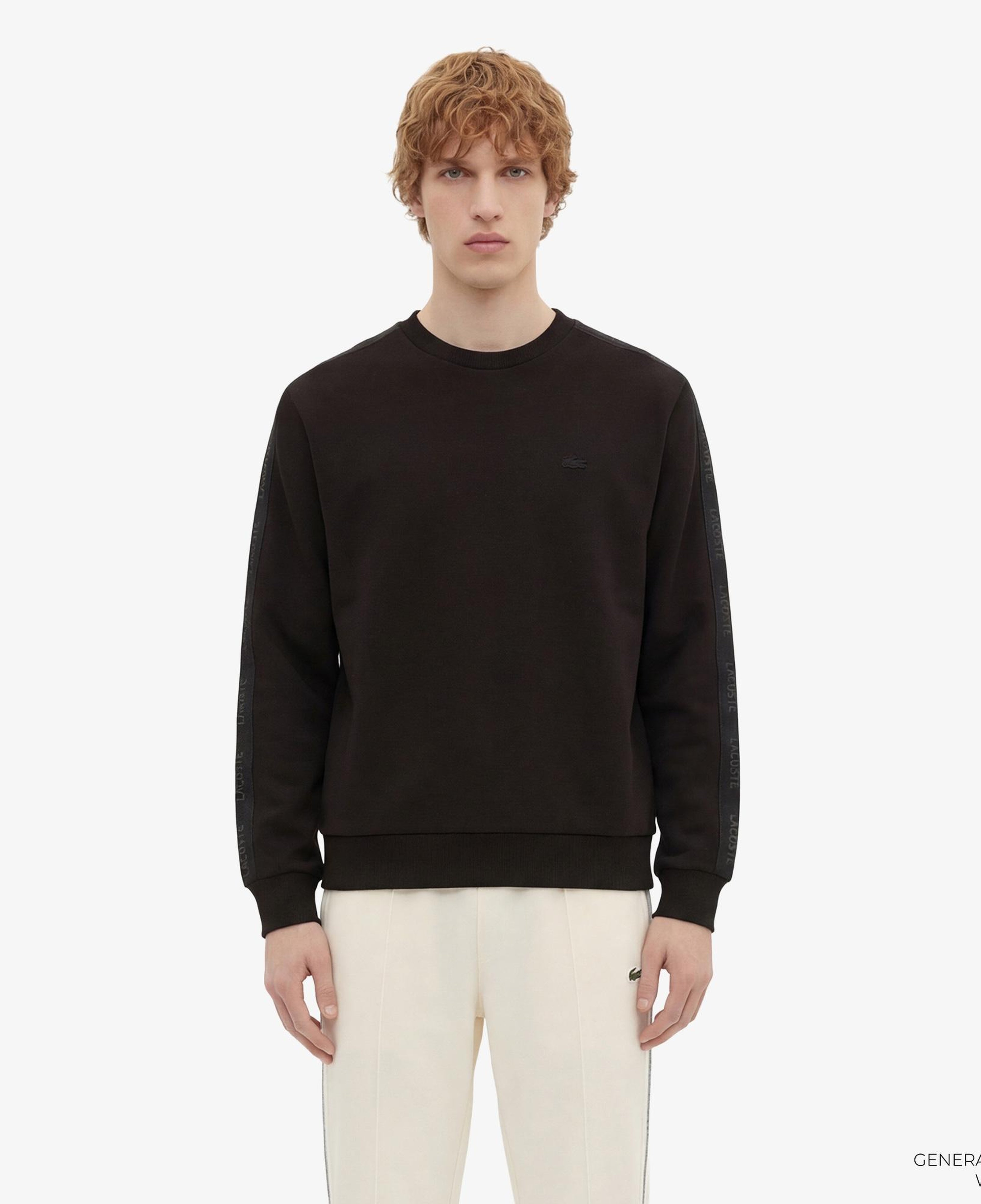 Lacoste Erkek Relaxed Fit Siyah Sweatshirt