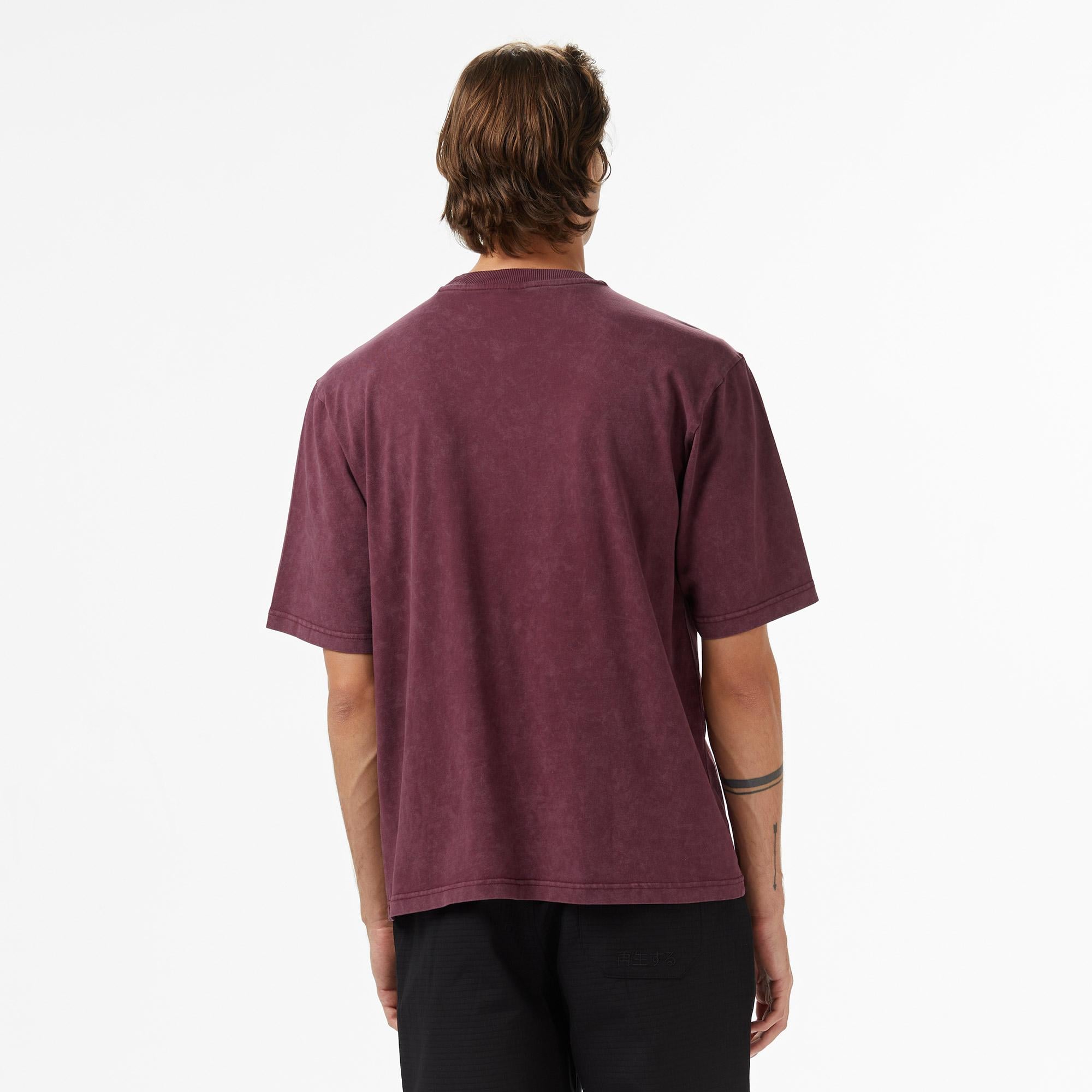UNITED4 Erkek Bordo T-Shirt
