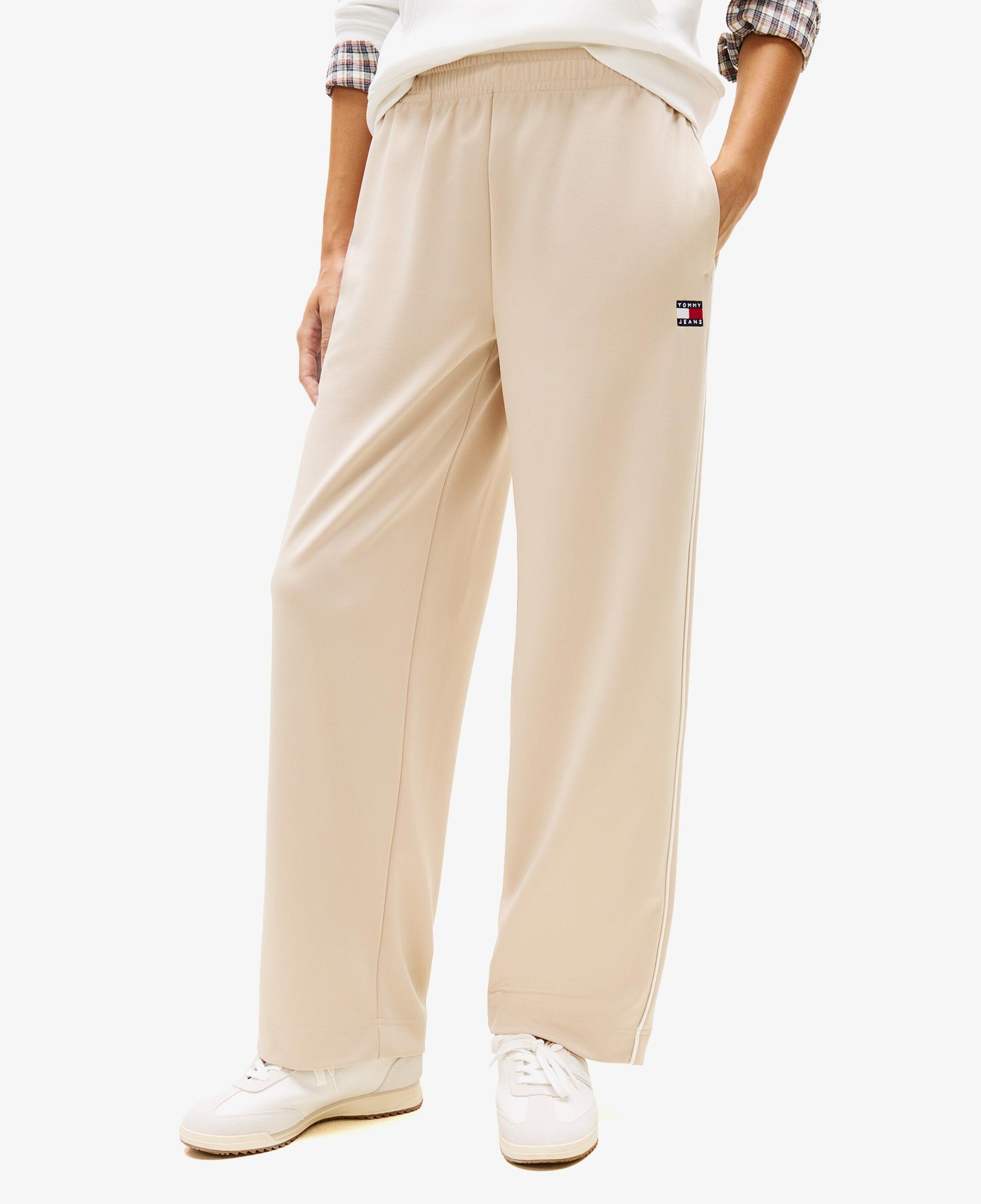 Tommy Hilfiger Archive Track Pant Kadın Bej Eşofman Altı