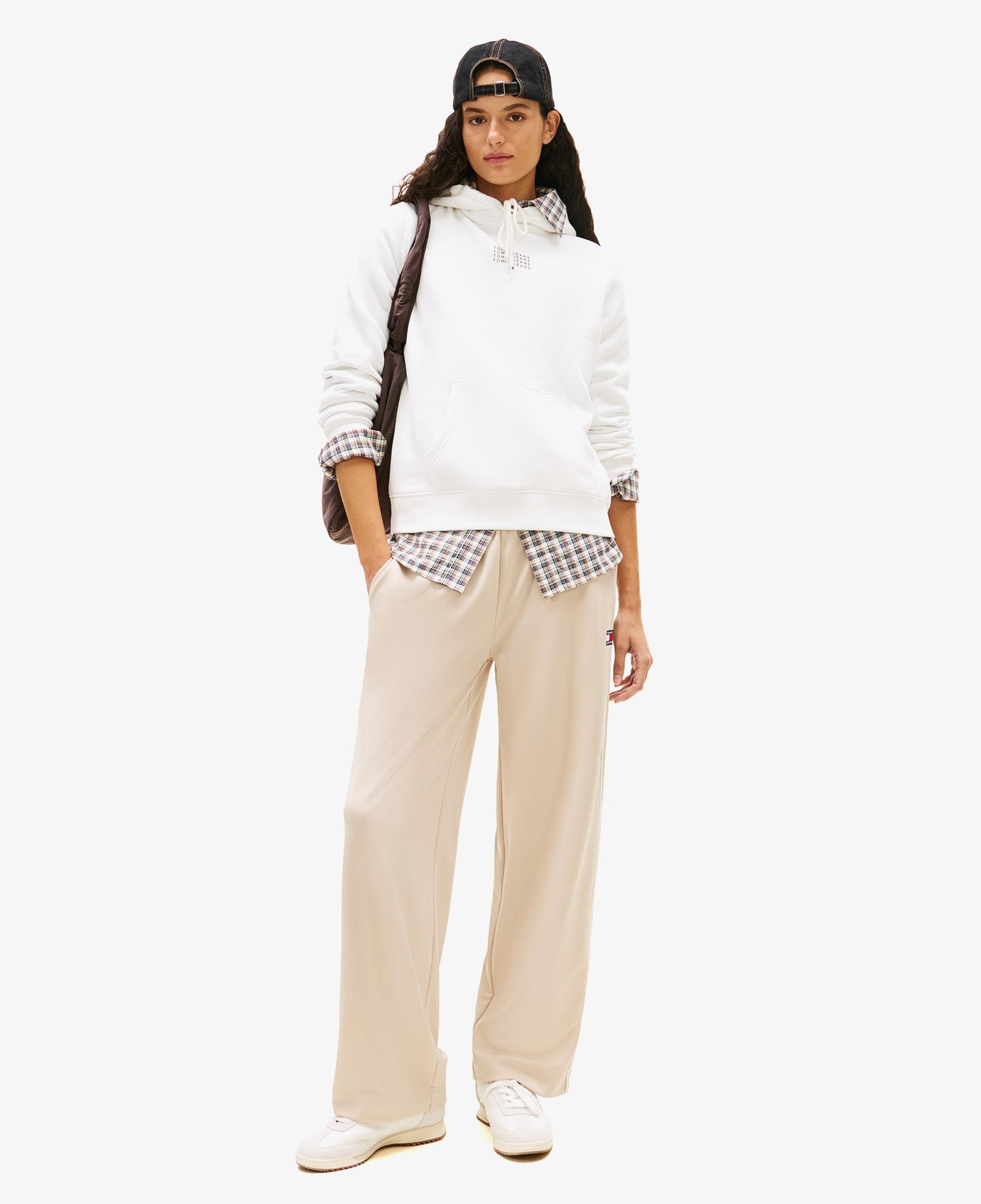 Tommy Hilfiger Archive Track Pant Kadın Bej Eşofman Altı