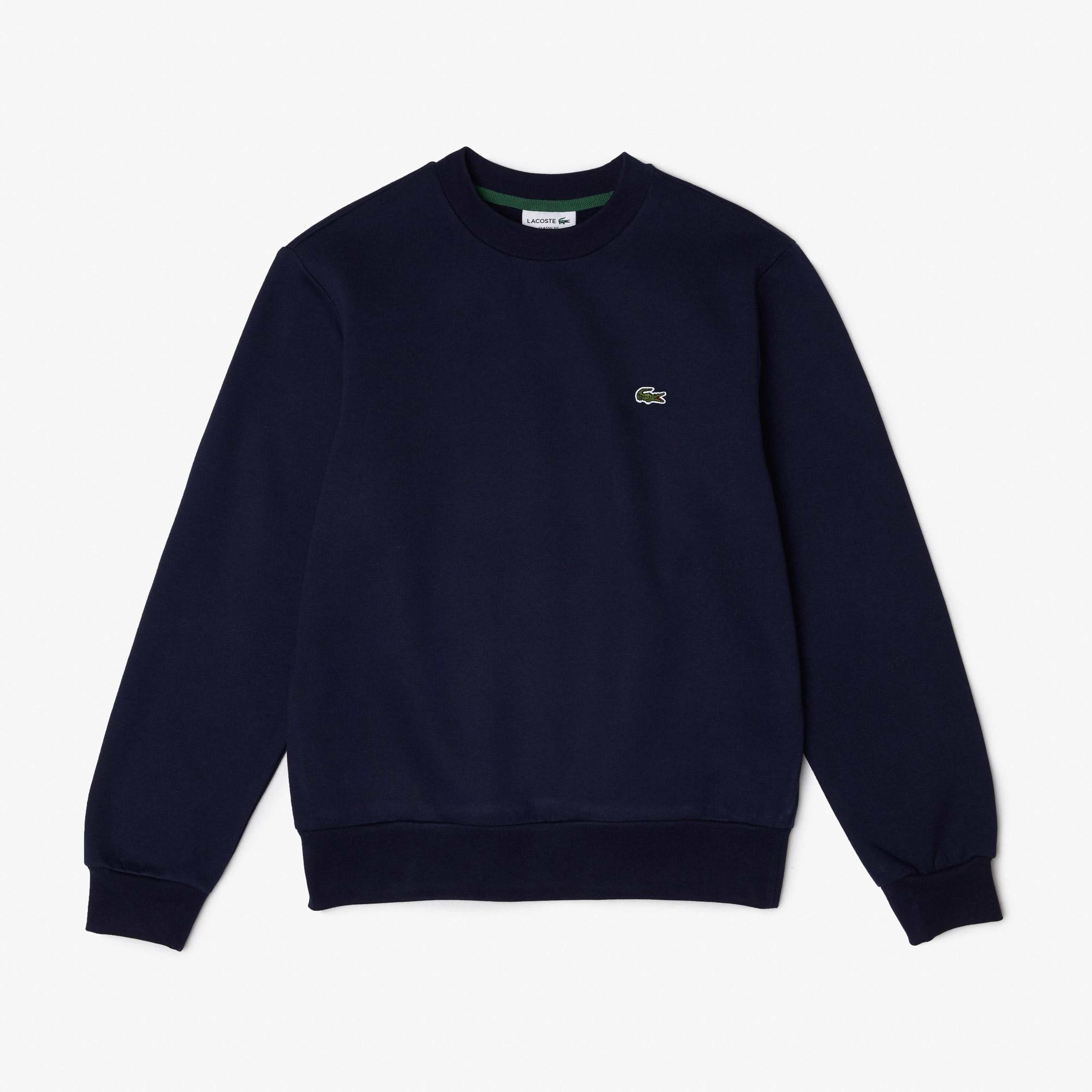 Erkek Classic Fit Bisiklet Yaka Lacivert Sweatshirt
