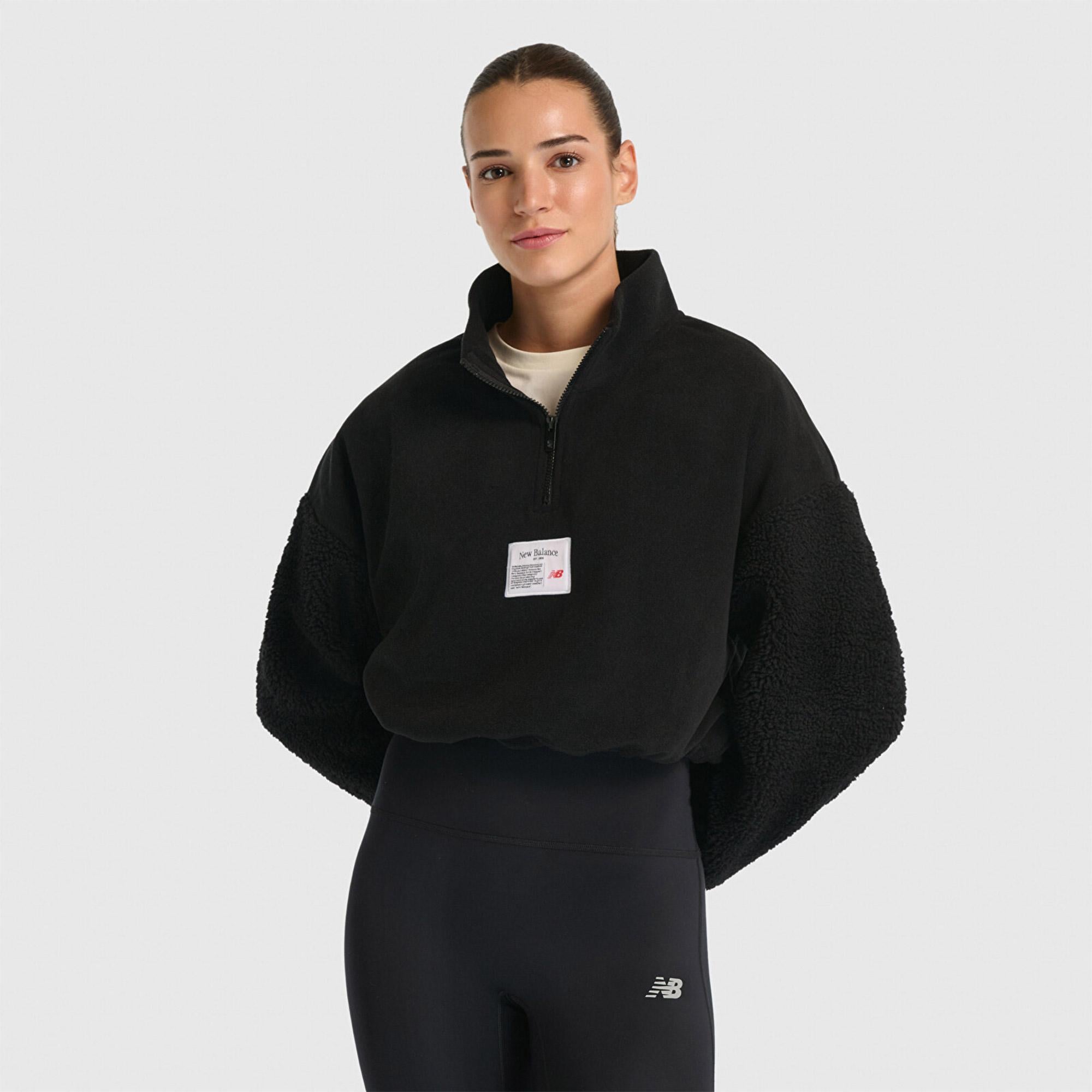 New Balance Siyah Kadın Sweatshirt