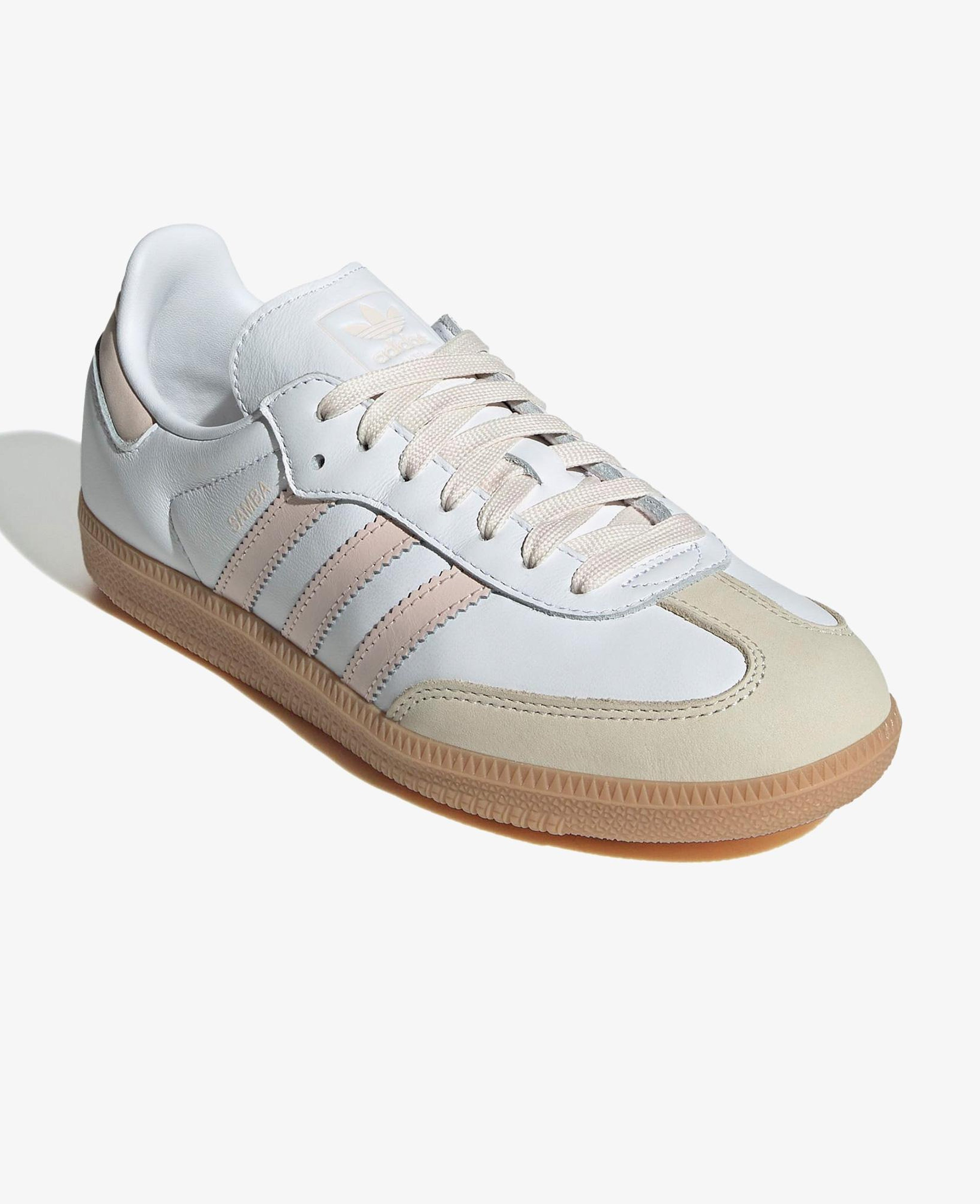 adidas Samba OG Kadın Beyaz/Açık Pembe Spor Ayakkabı