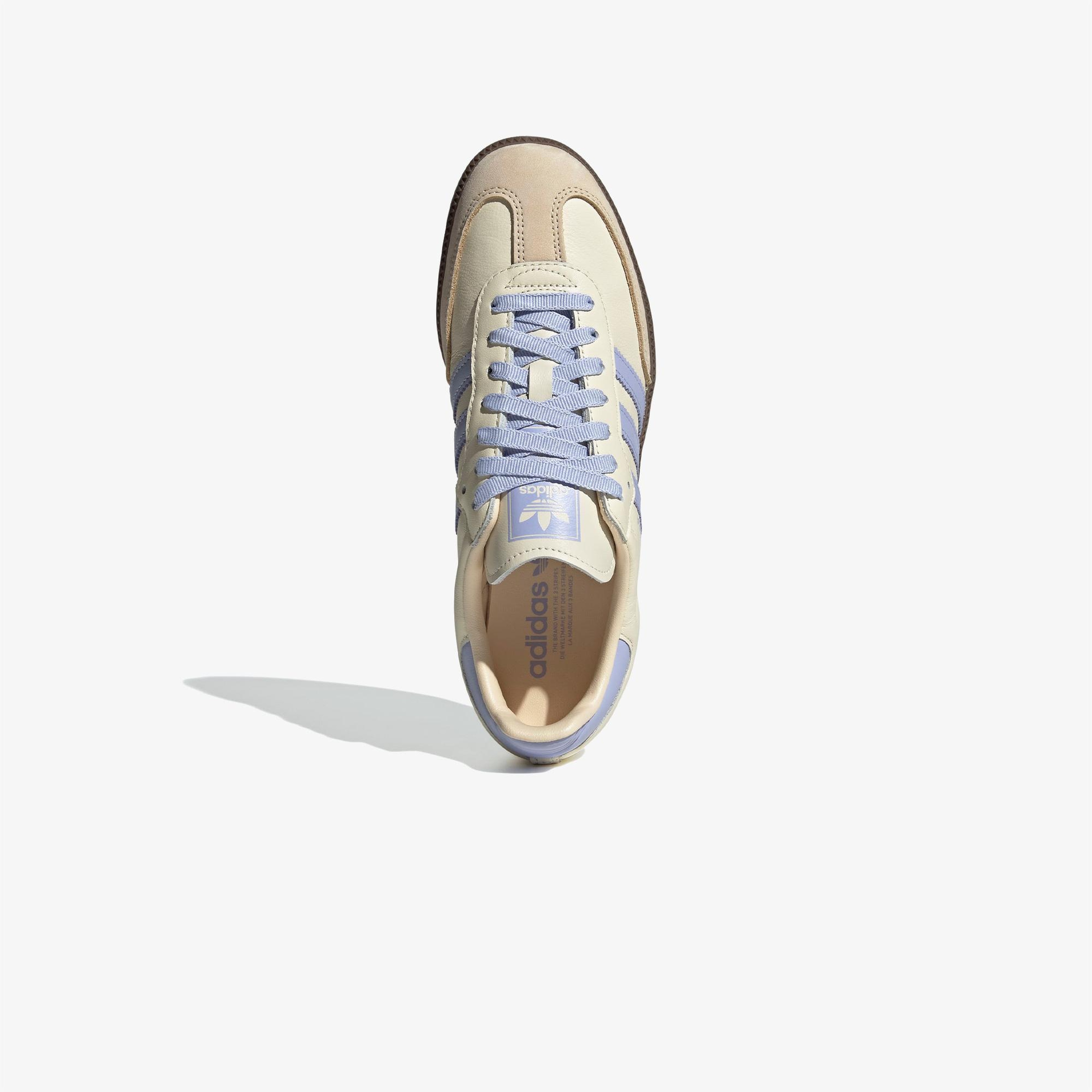 adidas Samba OG Unisex Krem/Lila Spor Ayakkabı