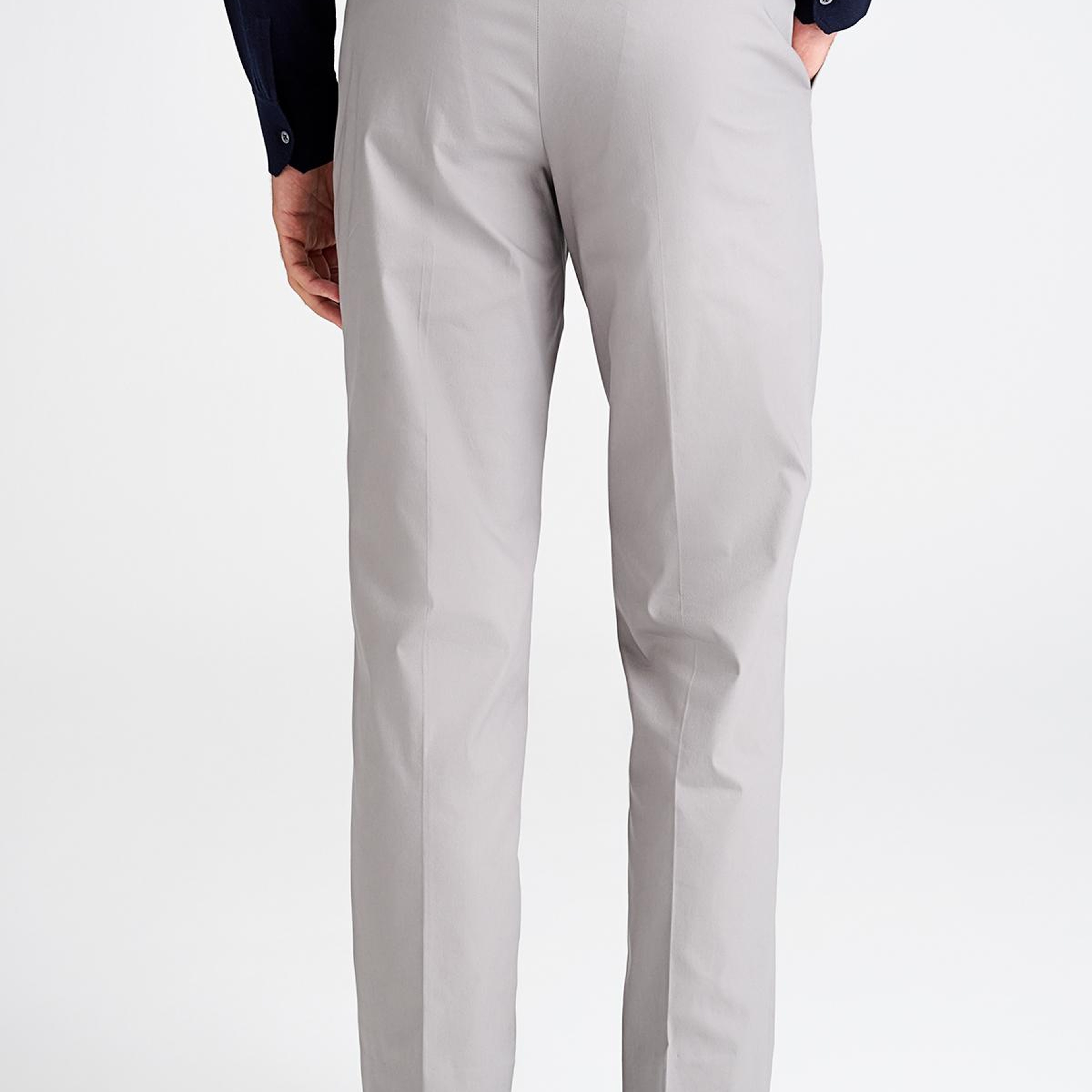 Erkek Gri Chino Pantolon