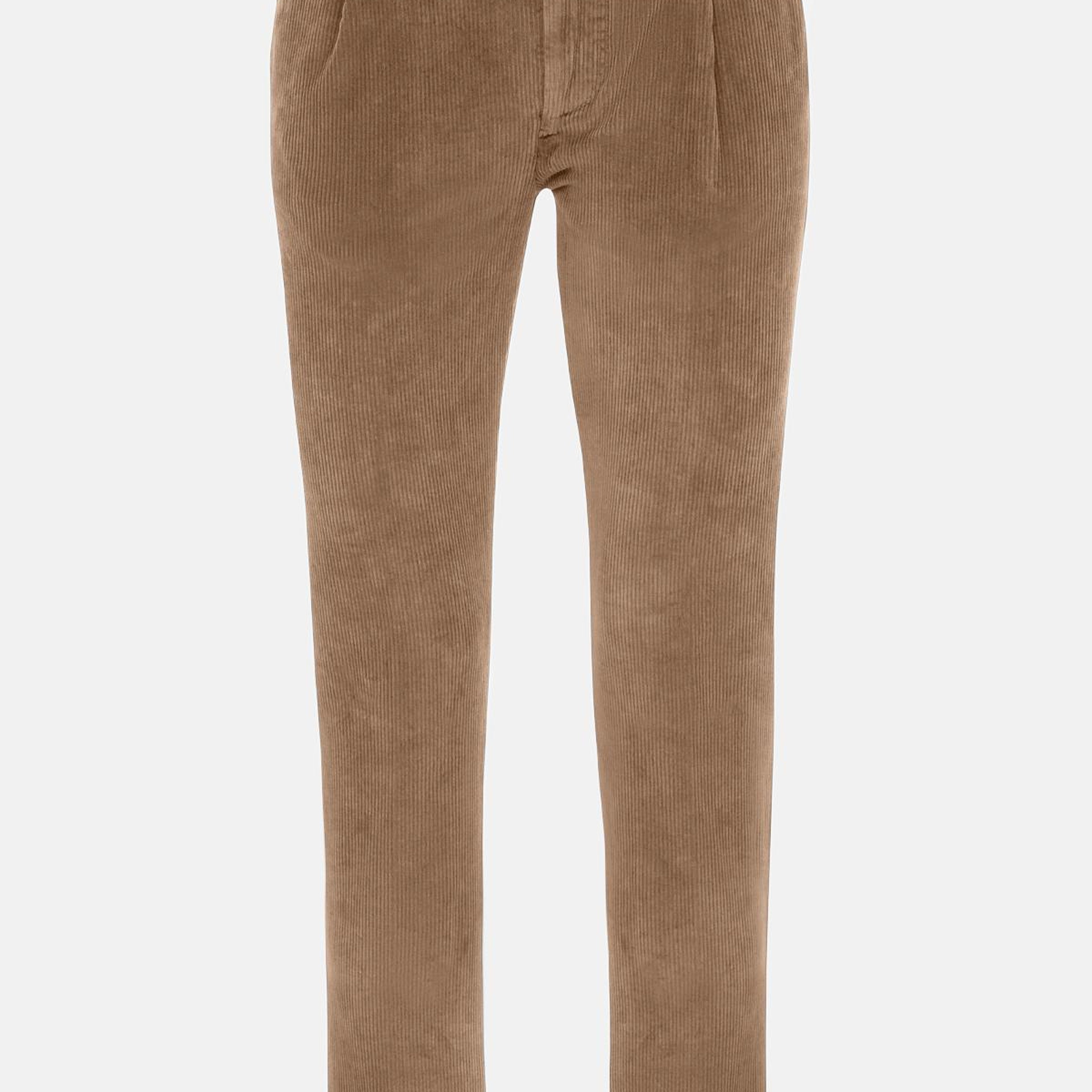 Erkek Haki Kadife Chino Pantolon
