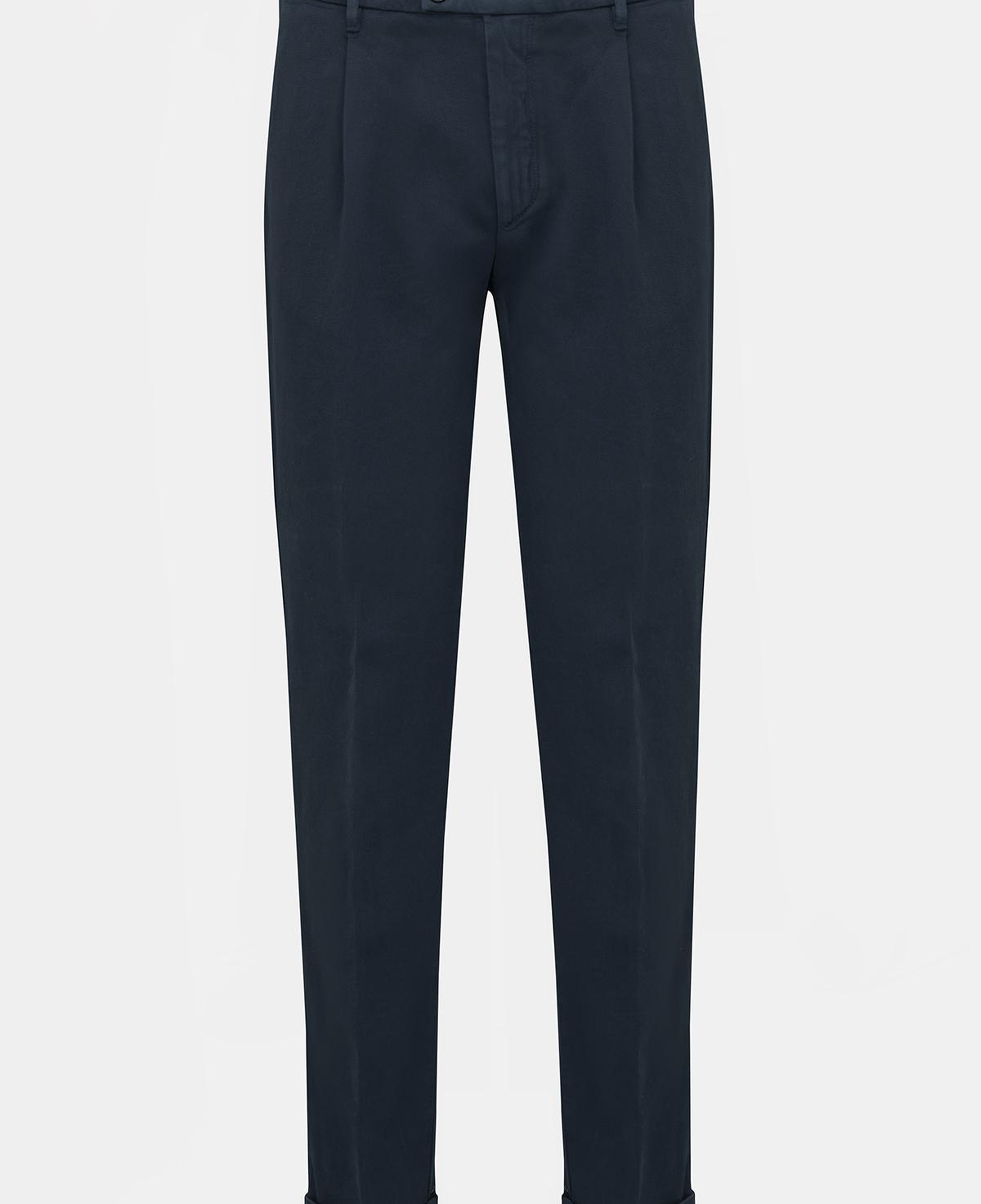 Erkek Mavi Kaşmir Gabardin Chino Pantolon