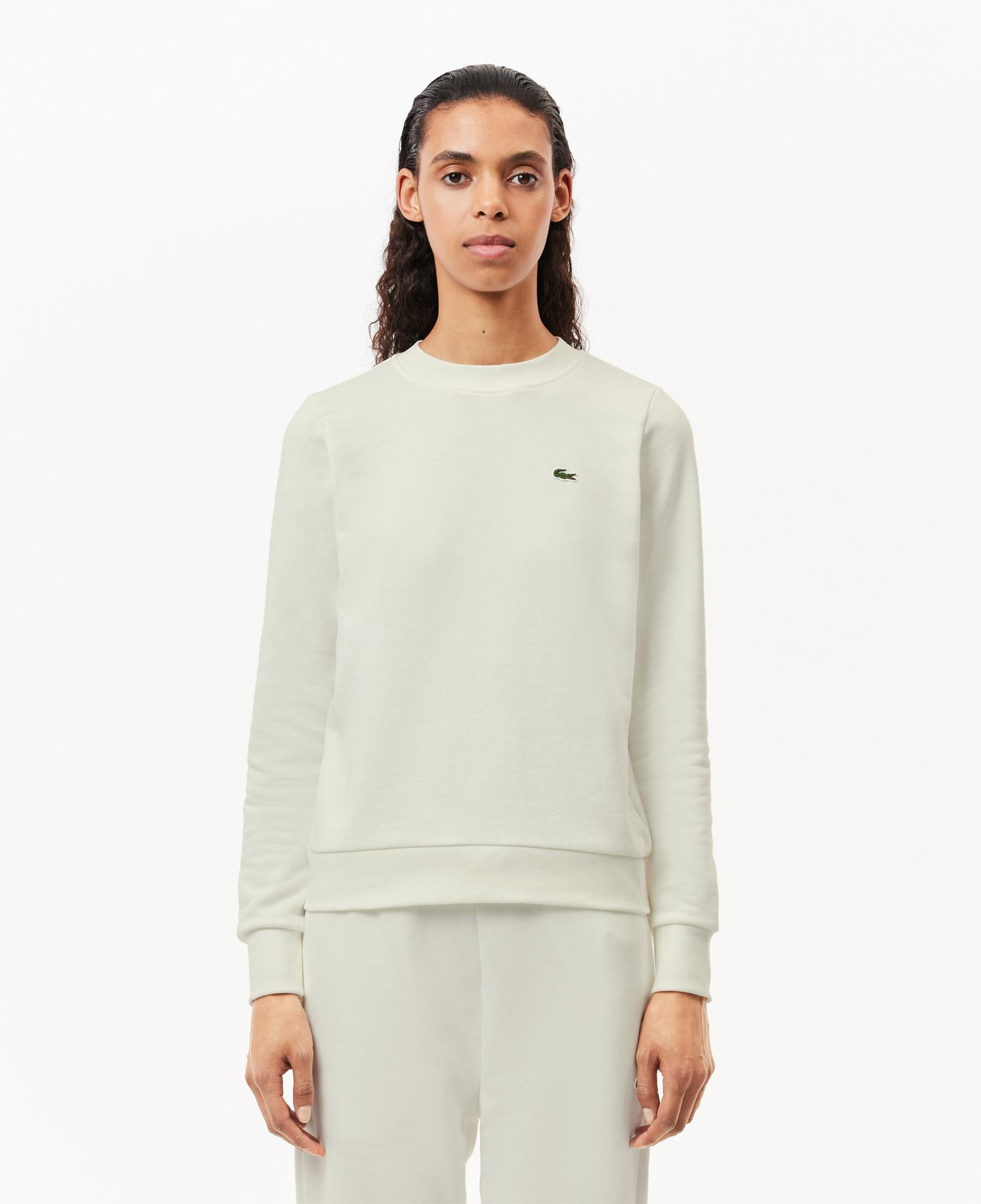 Lacoste Regular Fit Kadın Beyaz Sweatshirt