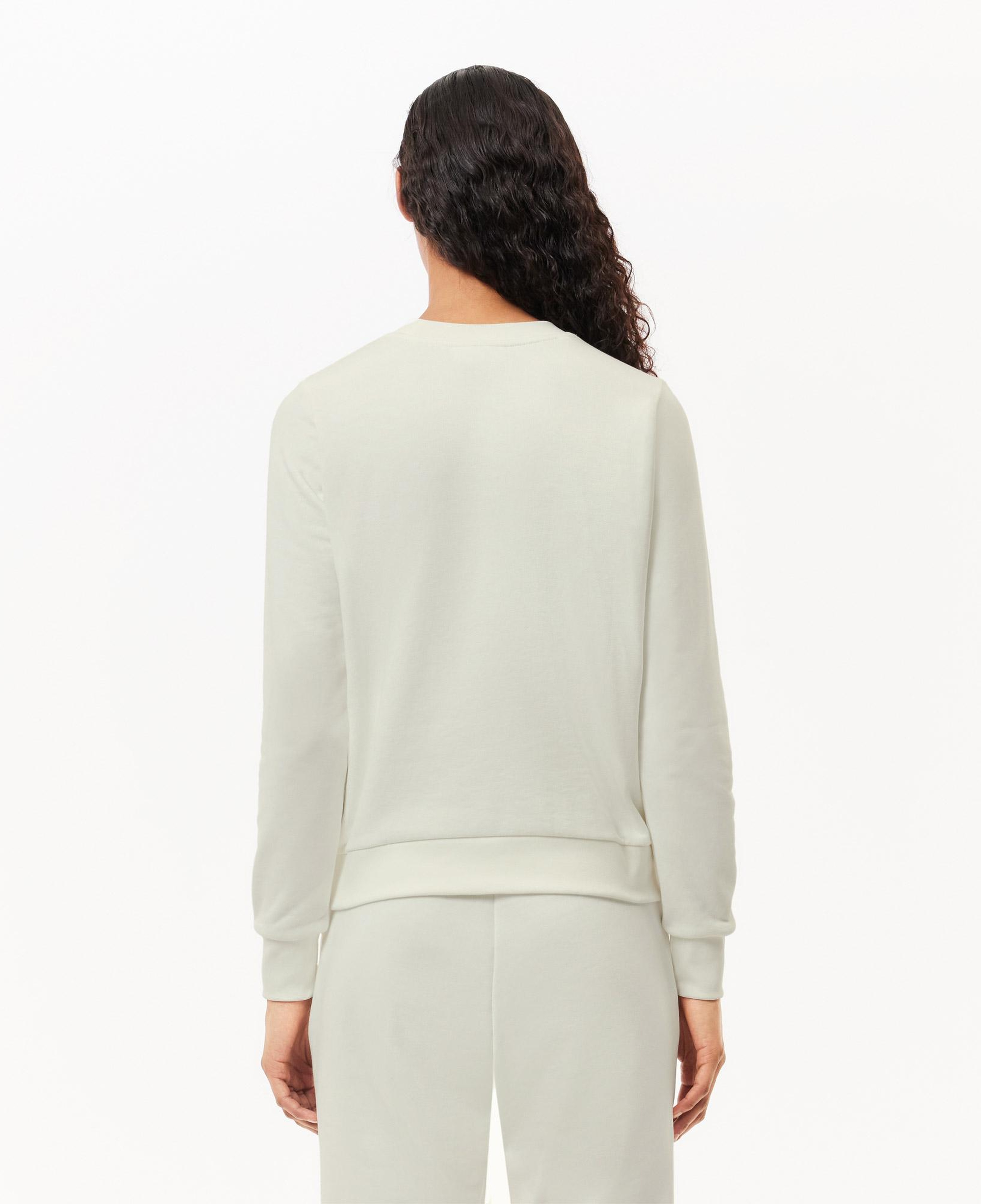 Lacoste Regular Fit Kadın Beyaz Sweatshirt
