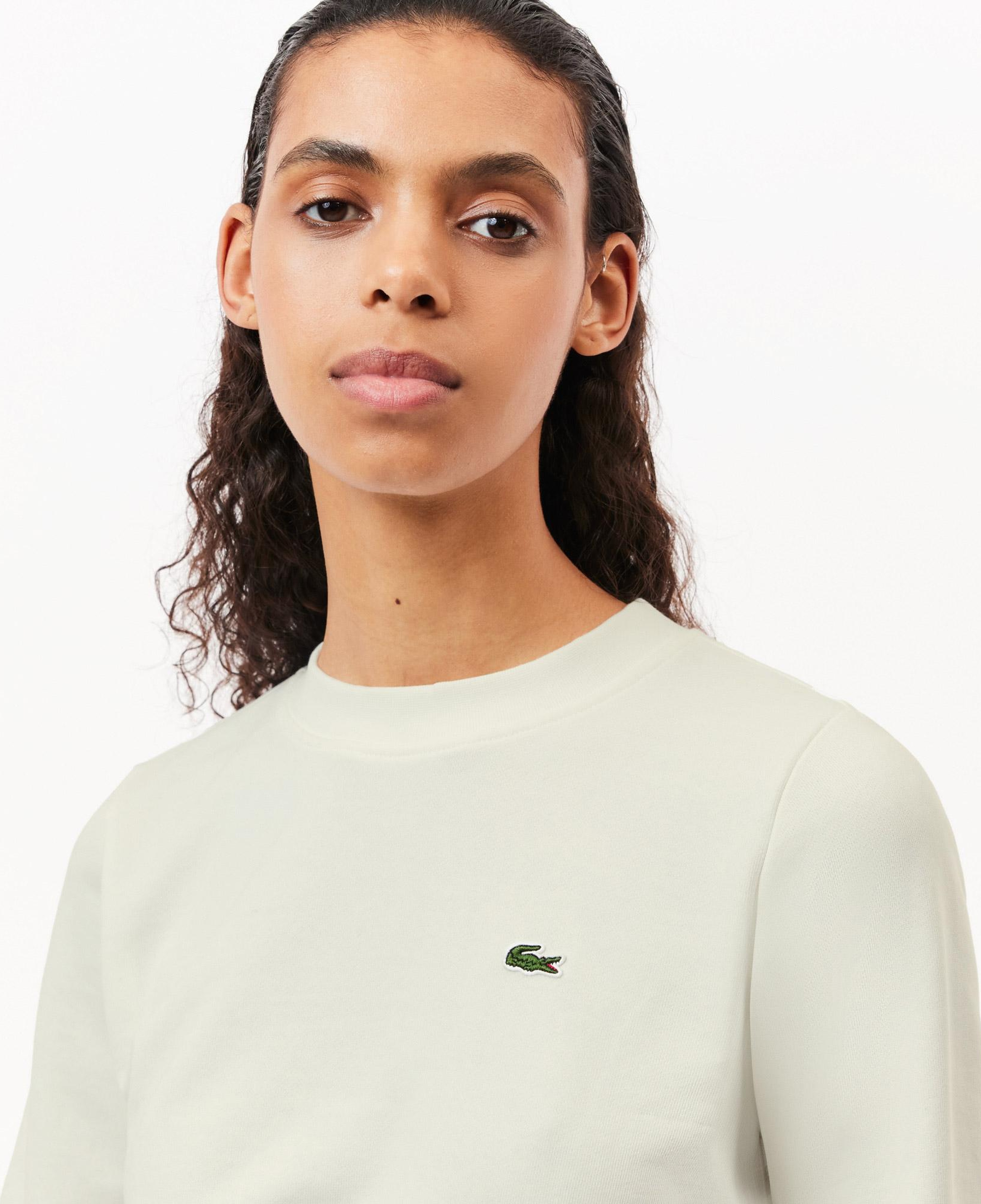 Lacoste Regular Fit Kadın Beyaz Sweatshirt