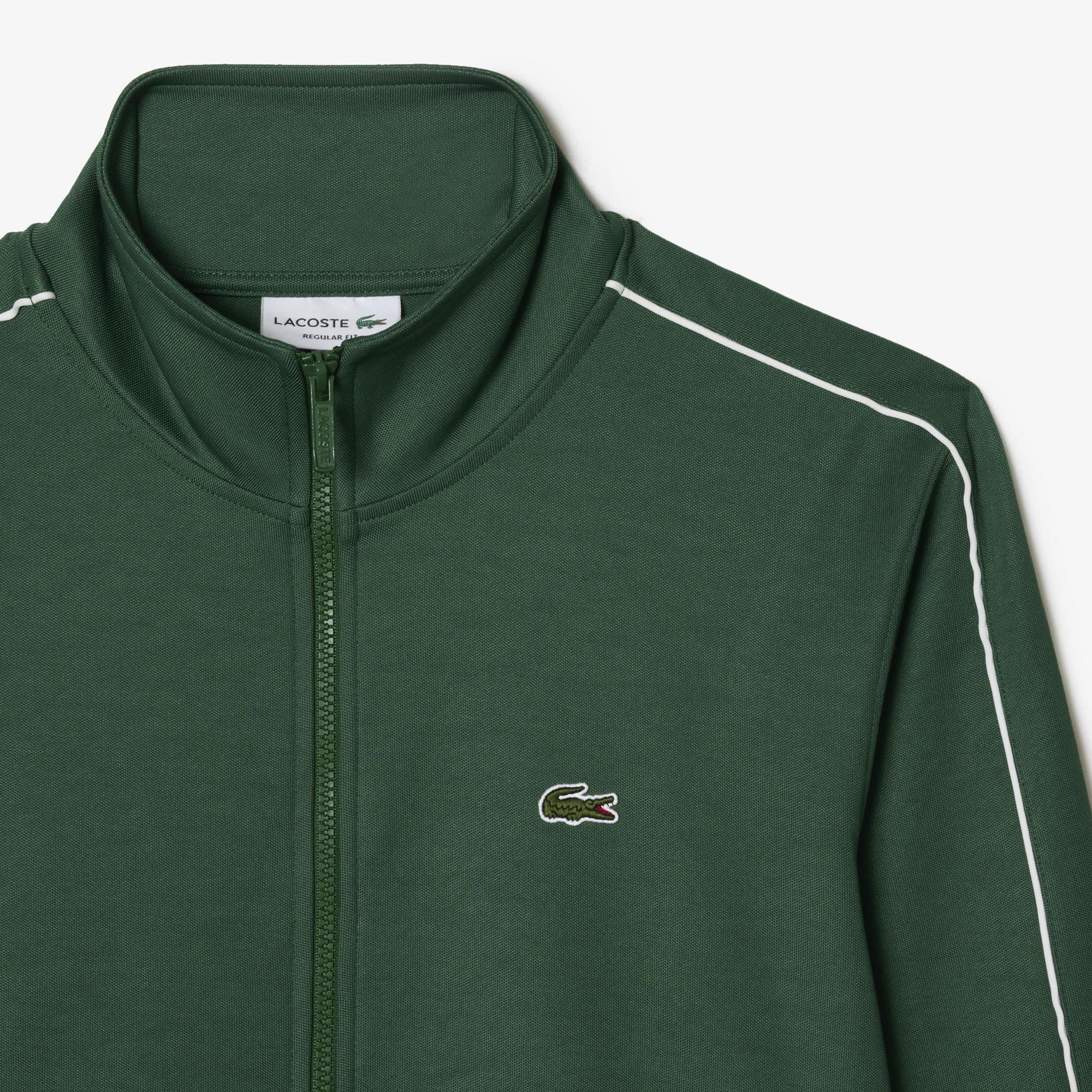 Lacoste Regular Fit Fermuarlı Erkek Yeşil Sweatshirt