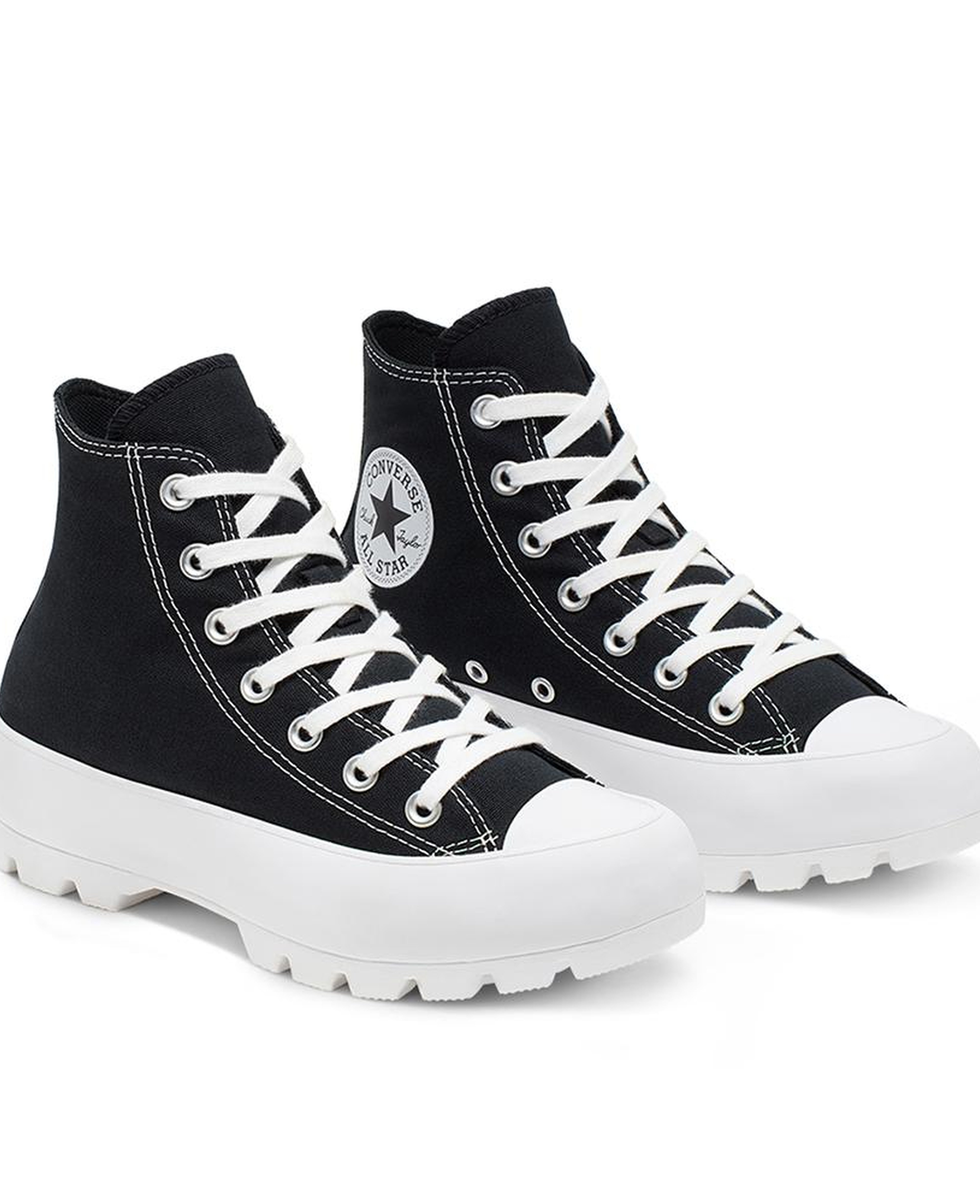 Converse Chuck Taylor All Star Lugged Hi Kadın Platform Siyah Sneaker