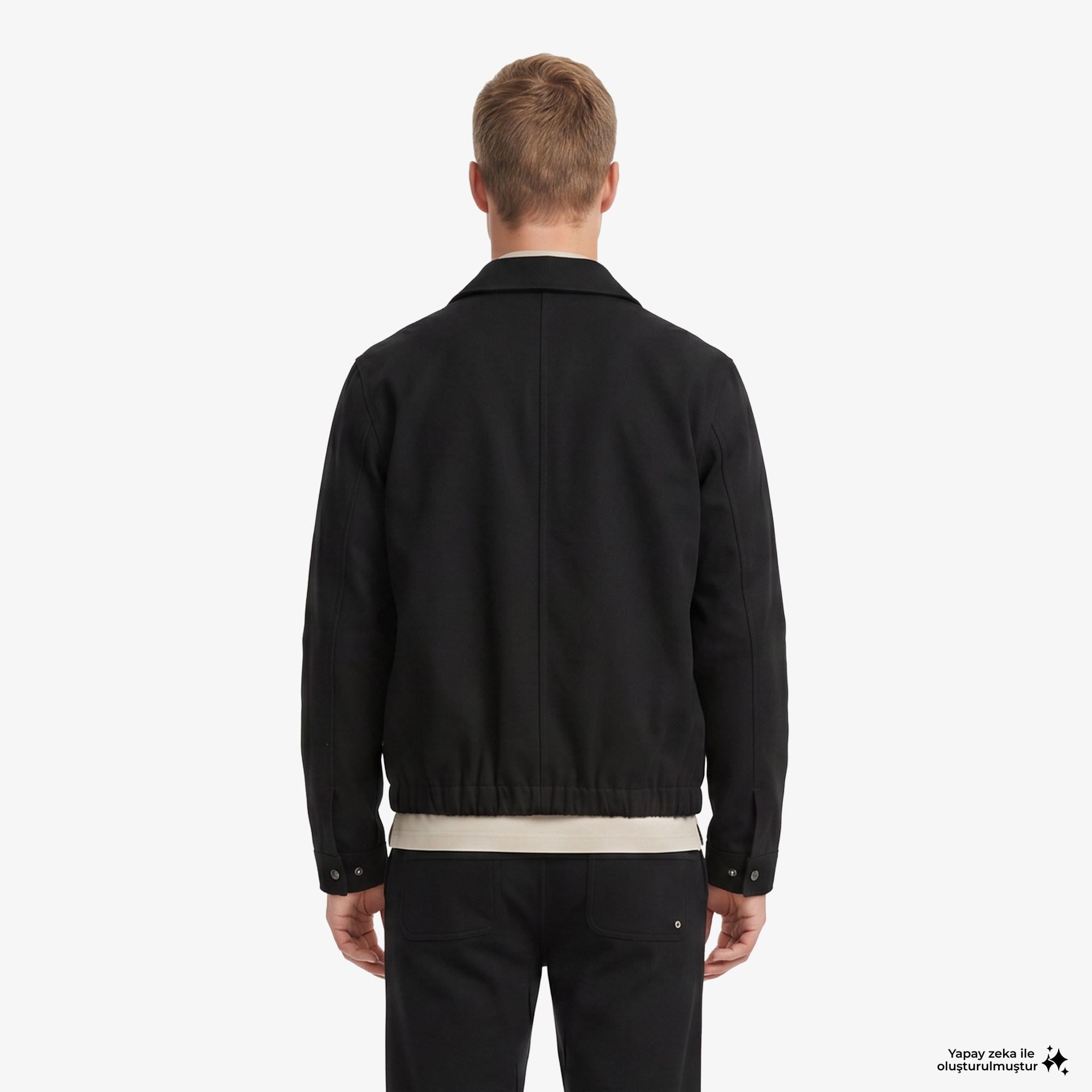Nautica Erkek Siyah Regular Fit Ceket