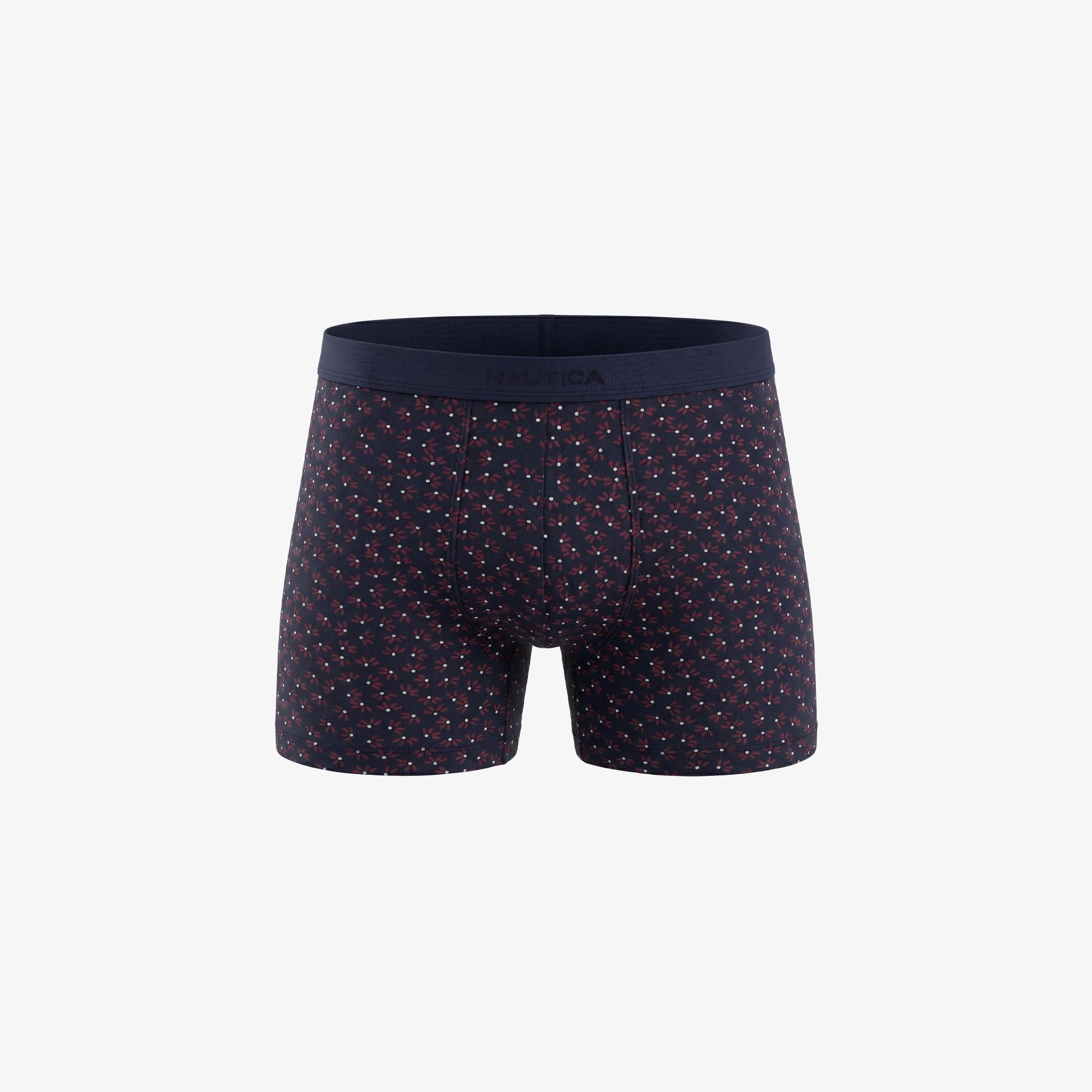 Nautica Erkek Lacivert Slim Fit Desenli Boxer