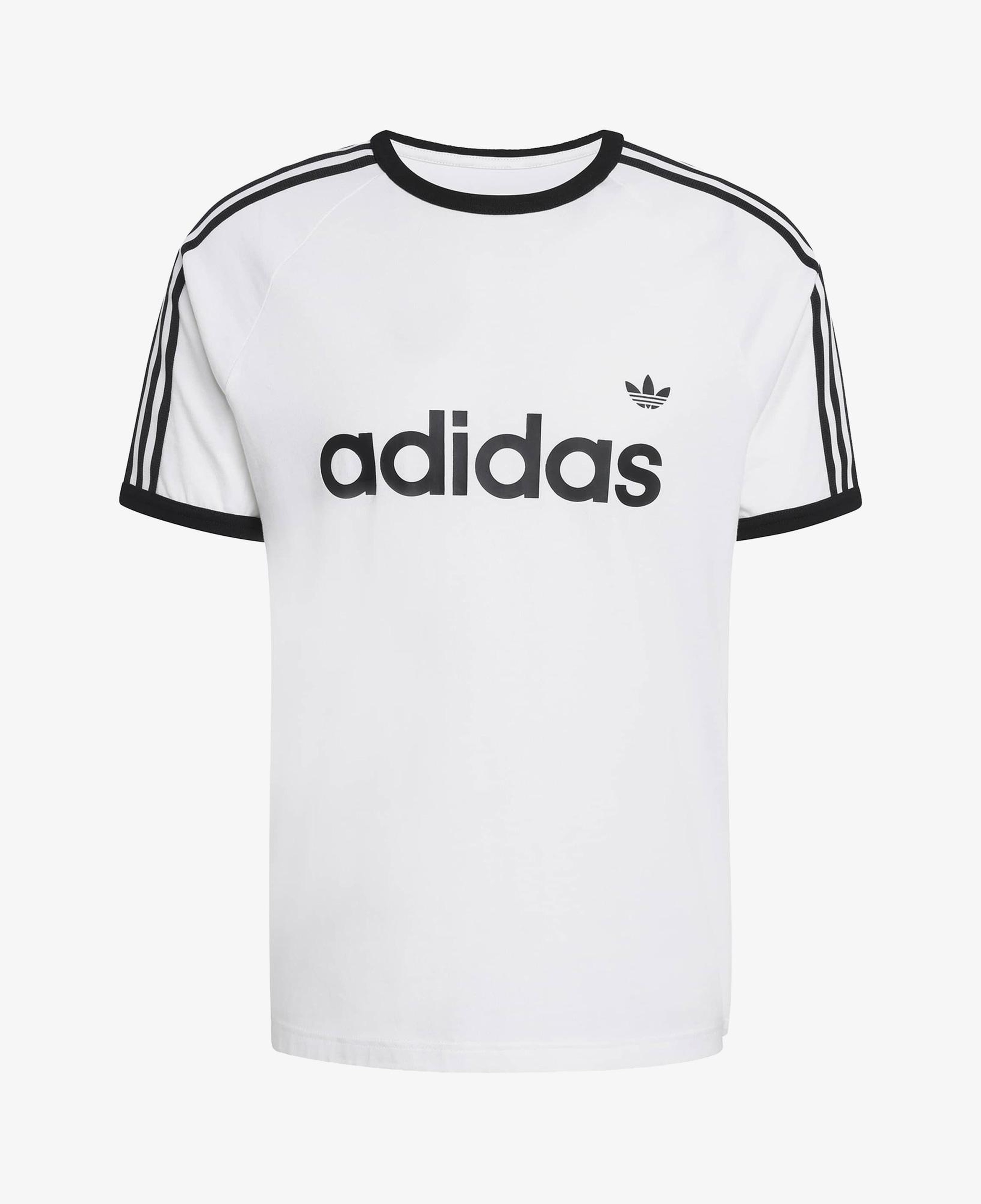 adidas 3S Ringer Erkek Beyaz T-Shirt