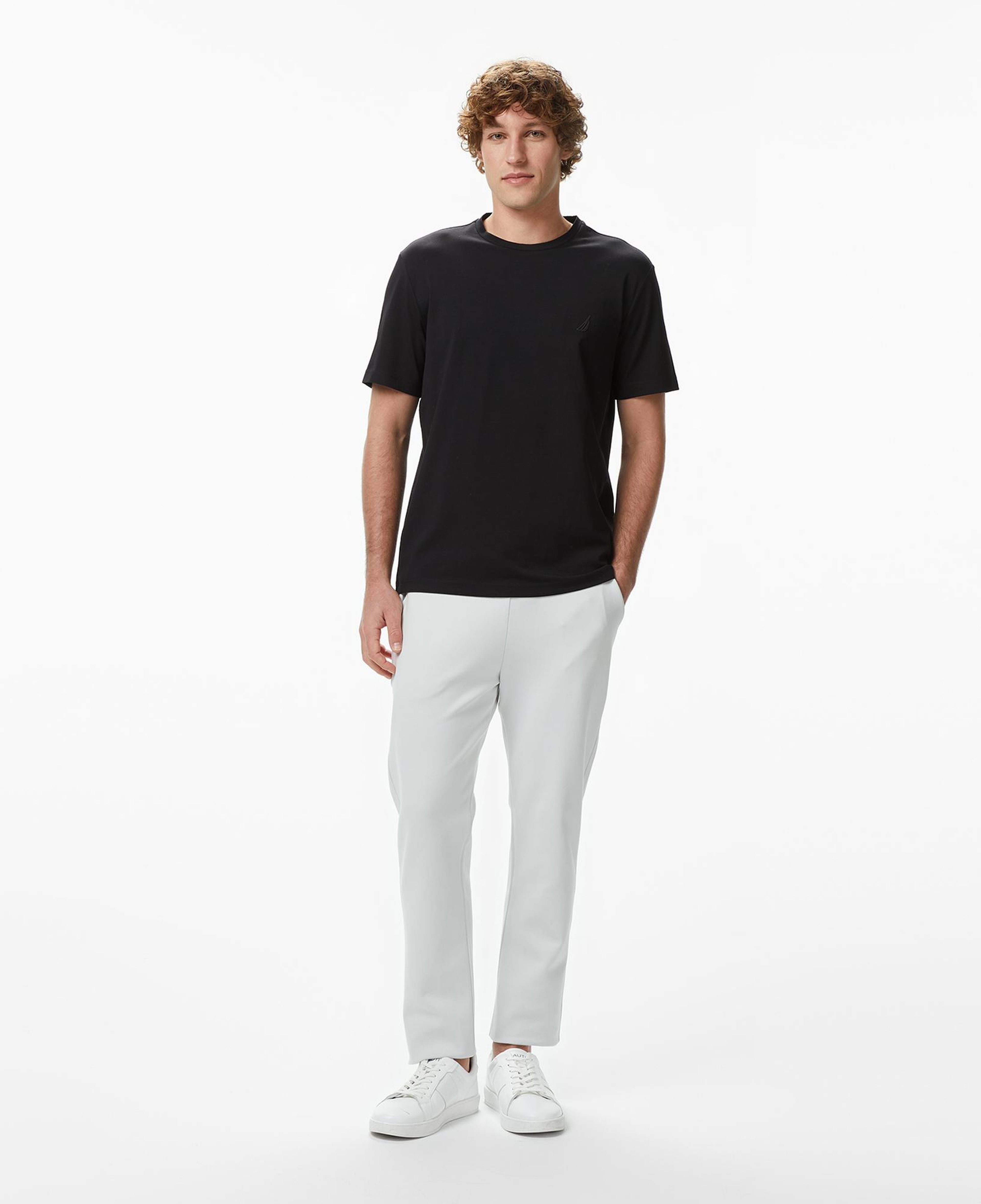 Nautica Erkek Siyah Regular Fit T-Shirt