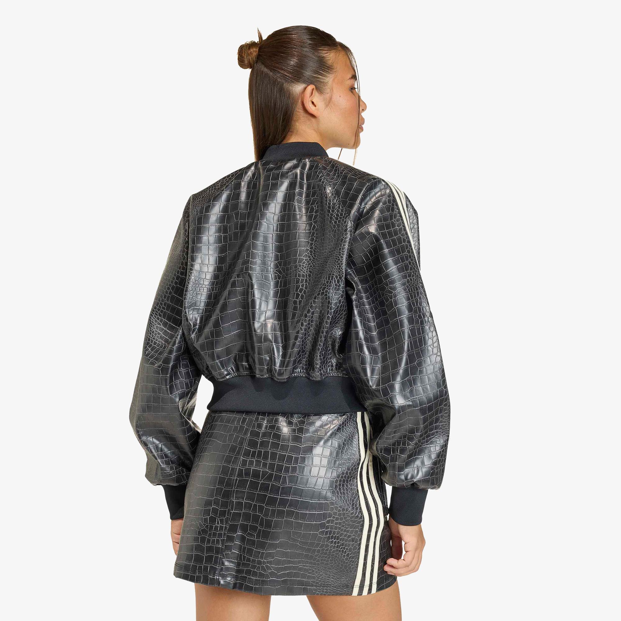 adidas Sst Plthr Jkt Kadın Siyah Ceket