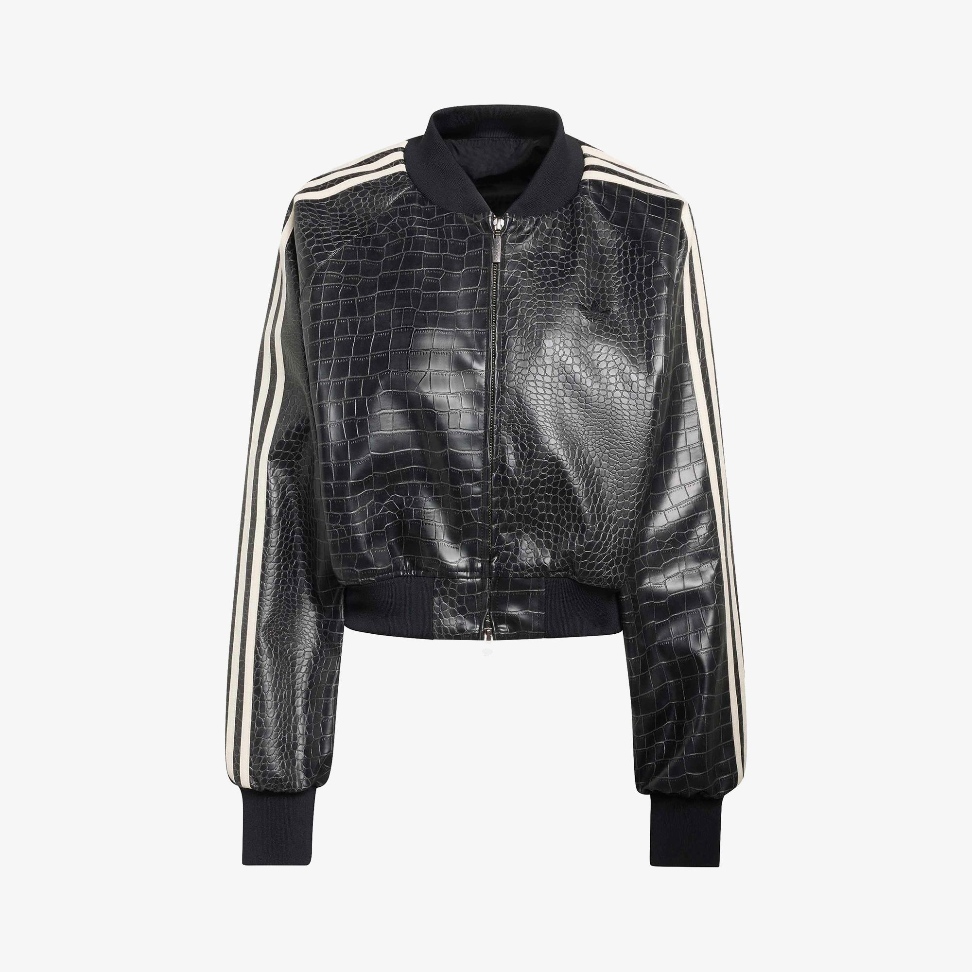 adidas Sst Plthr Jkt Kadın Siyah Ceket