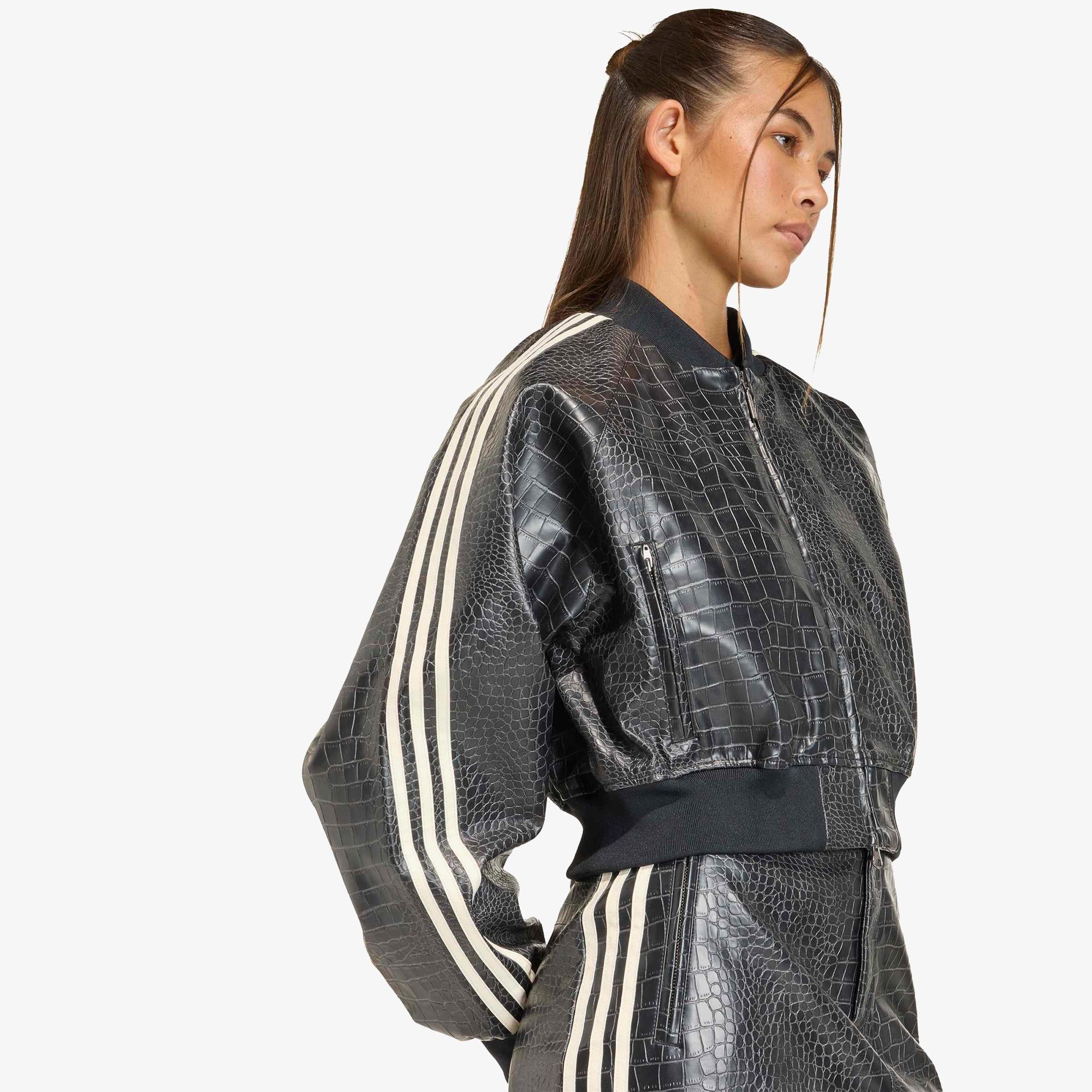 adidas Sst Plthr Jkt Kadın Siyah Ceket