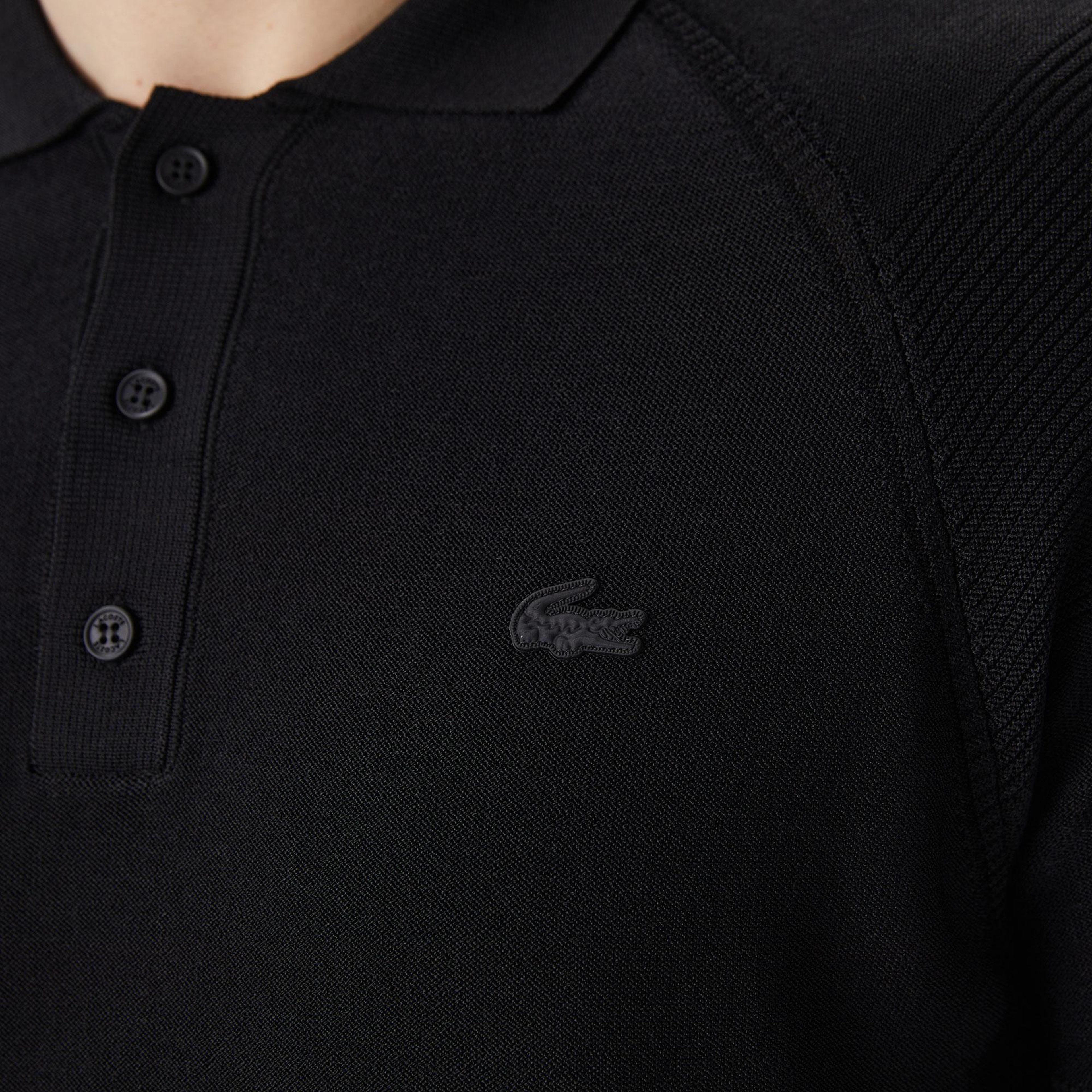 Lacoste Erkek Regular Fit Kısa Kollu Polo Yaka Siyah Triko