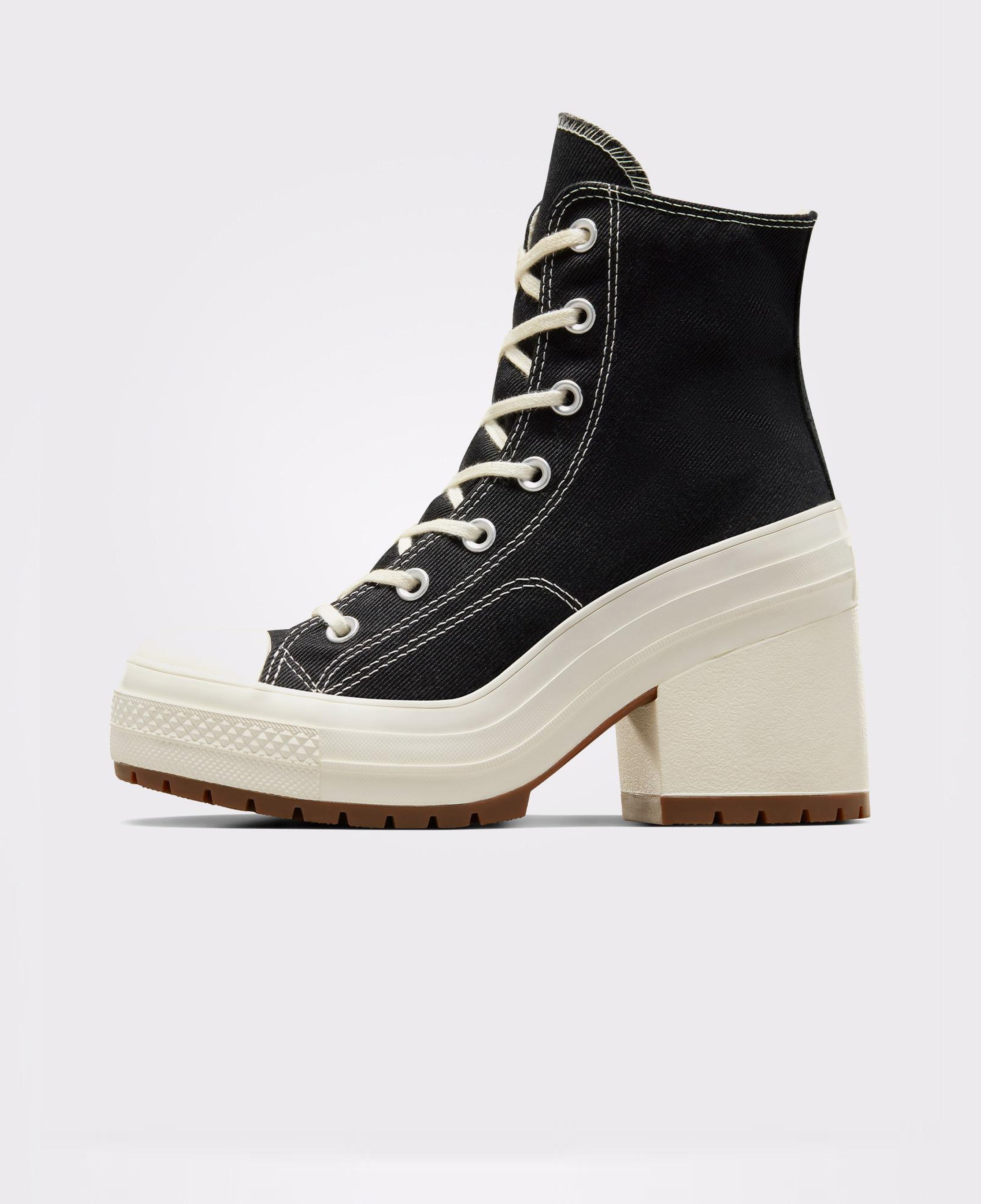Converse Chuck 70 De Luxe Heel Unisex Siyah/Krem Sneaker