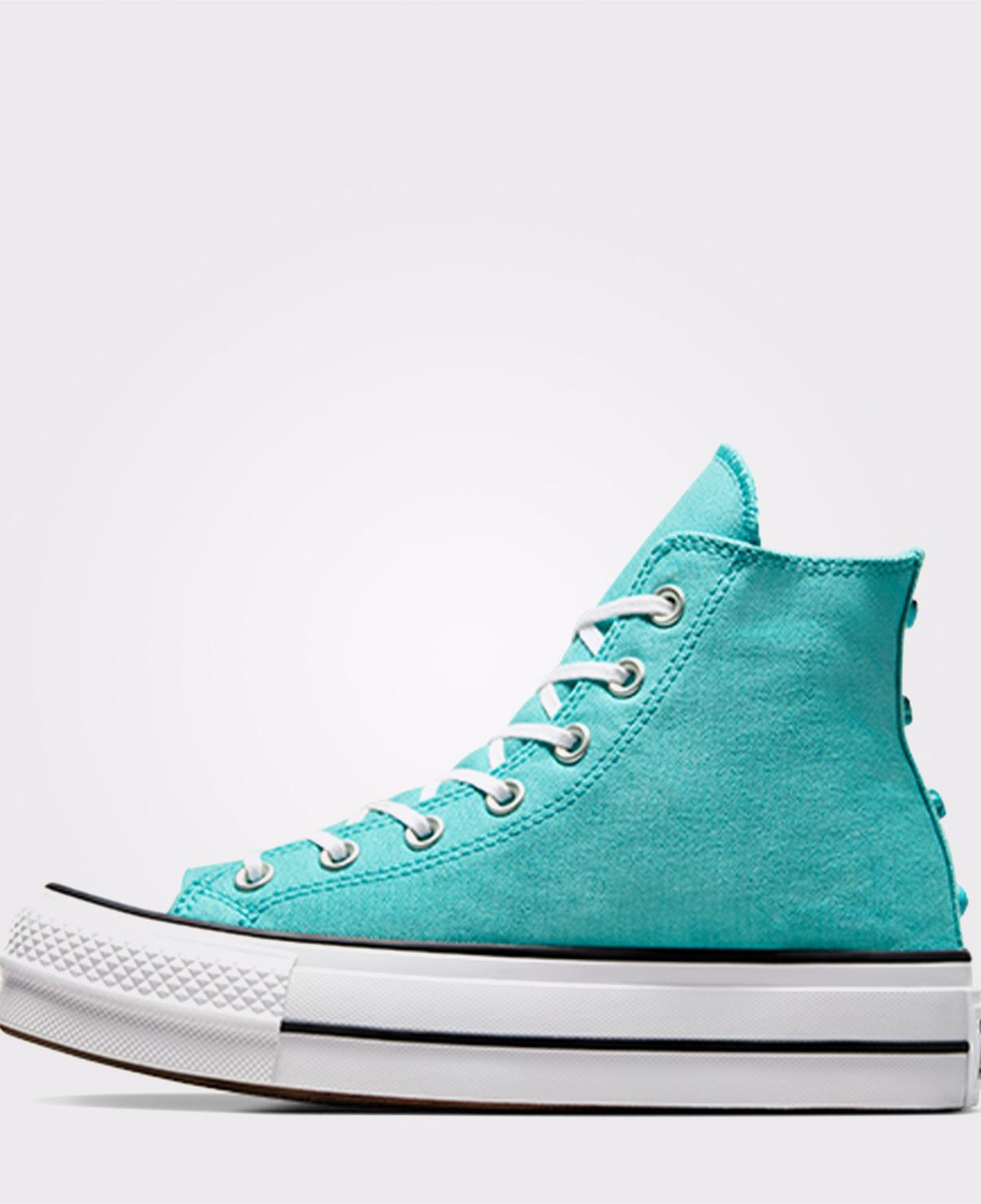 Converse Chuck Taylor All Star Lift Platform Stars Kadın Mavi Sneaker
