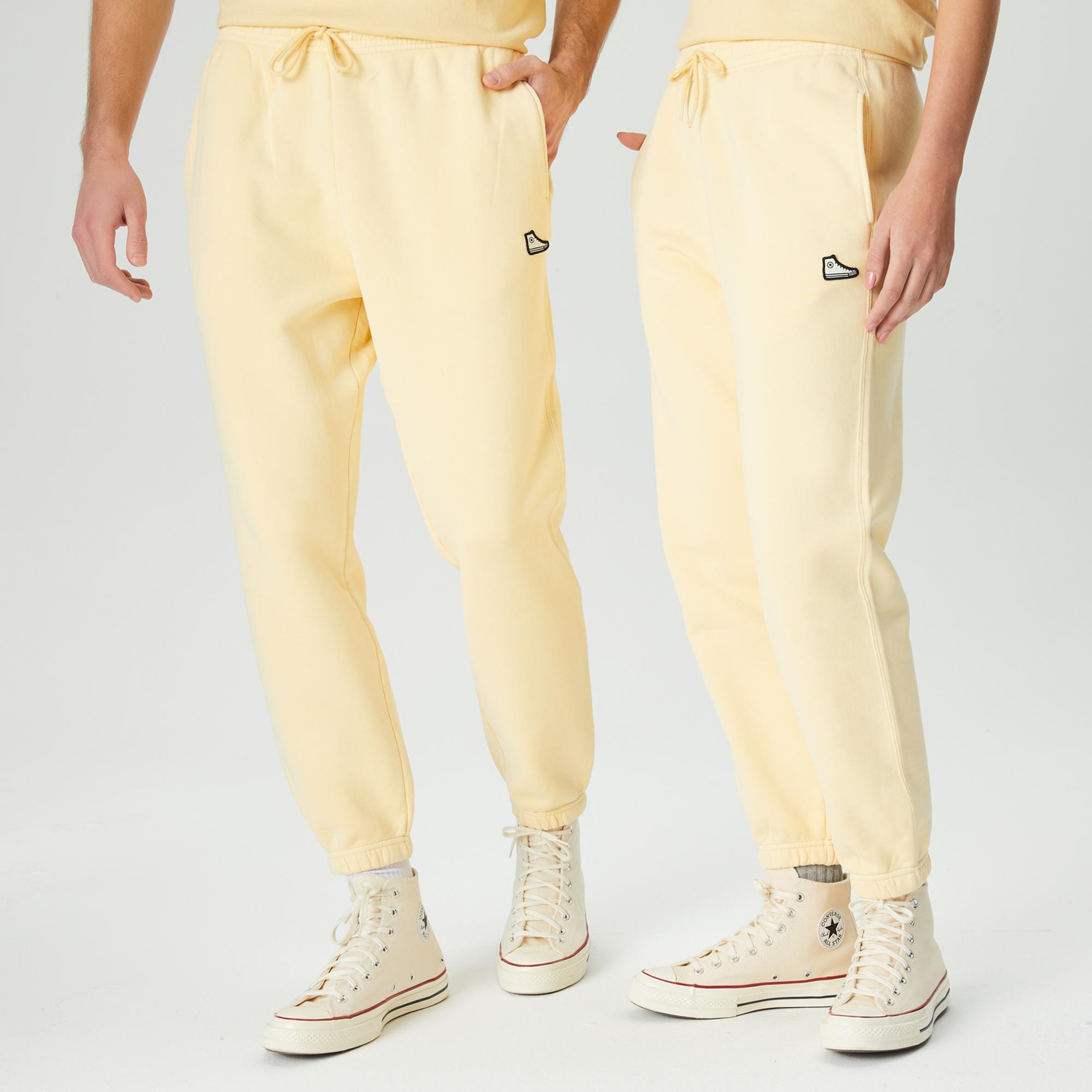 Converse Go-To Chuck 70 Loose Fit Unisex Krem Eşofman Altı