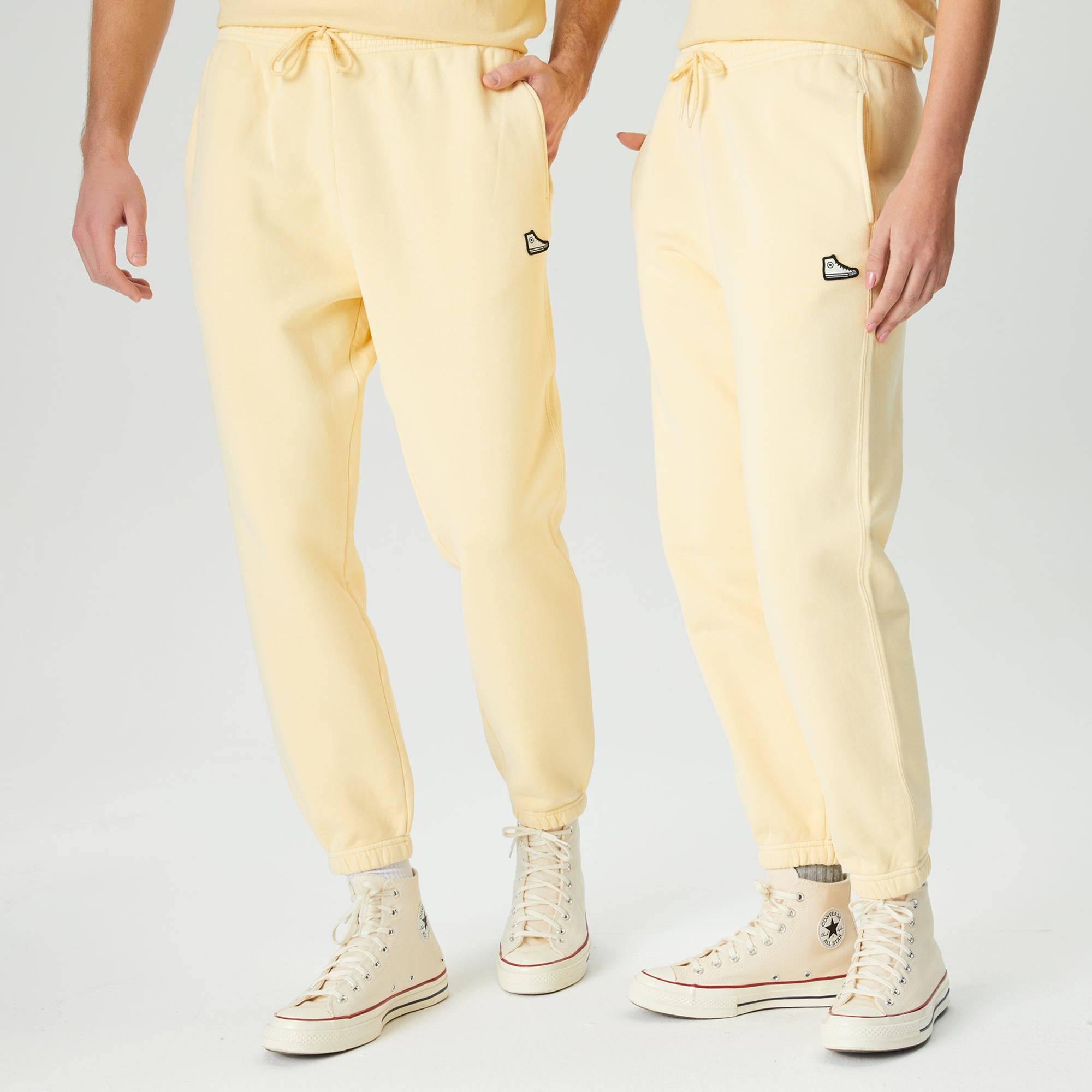 Converse Go-To Chuck 70 Loose Fit Unisex Krem Eşofman Altı