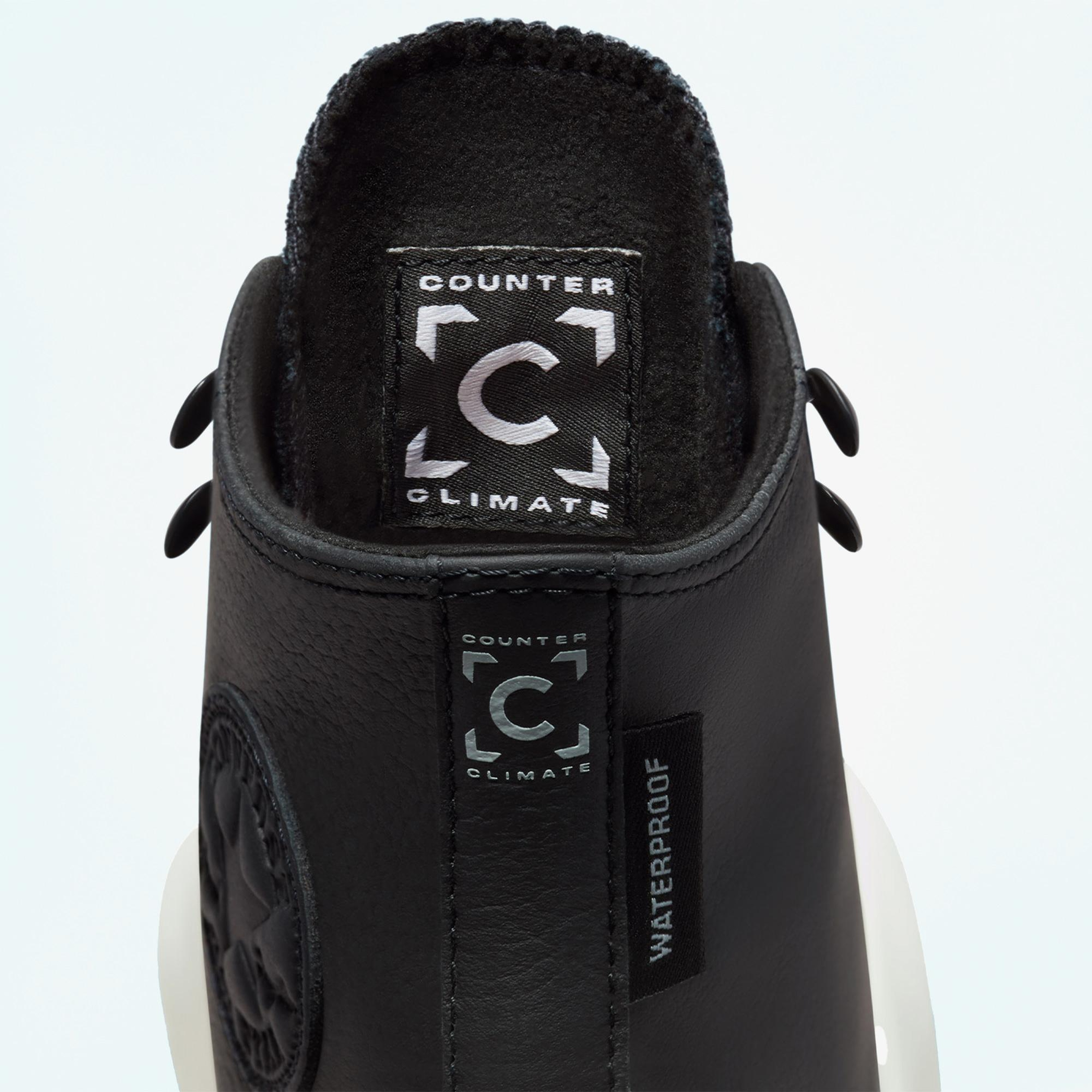 Converse Chuck Taylor All Star Lugged Winter 2.0 Counter Climate Kadın Siyah Deri Sneaker