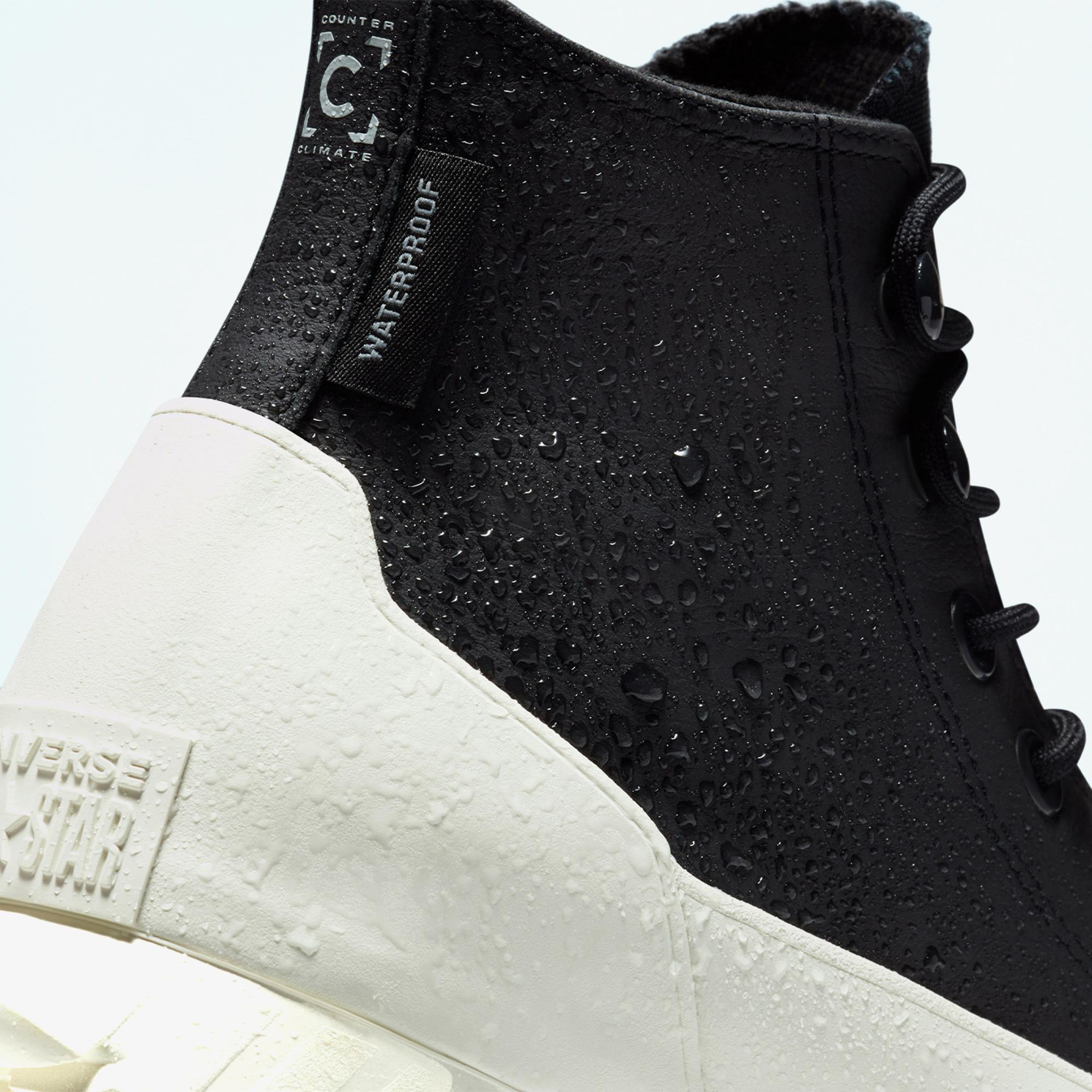 Converse Chuck Taylor All Star Lugged Winter 2.0 Counter Climate Kadın Siyah Deri Sneaker