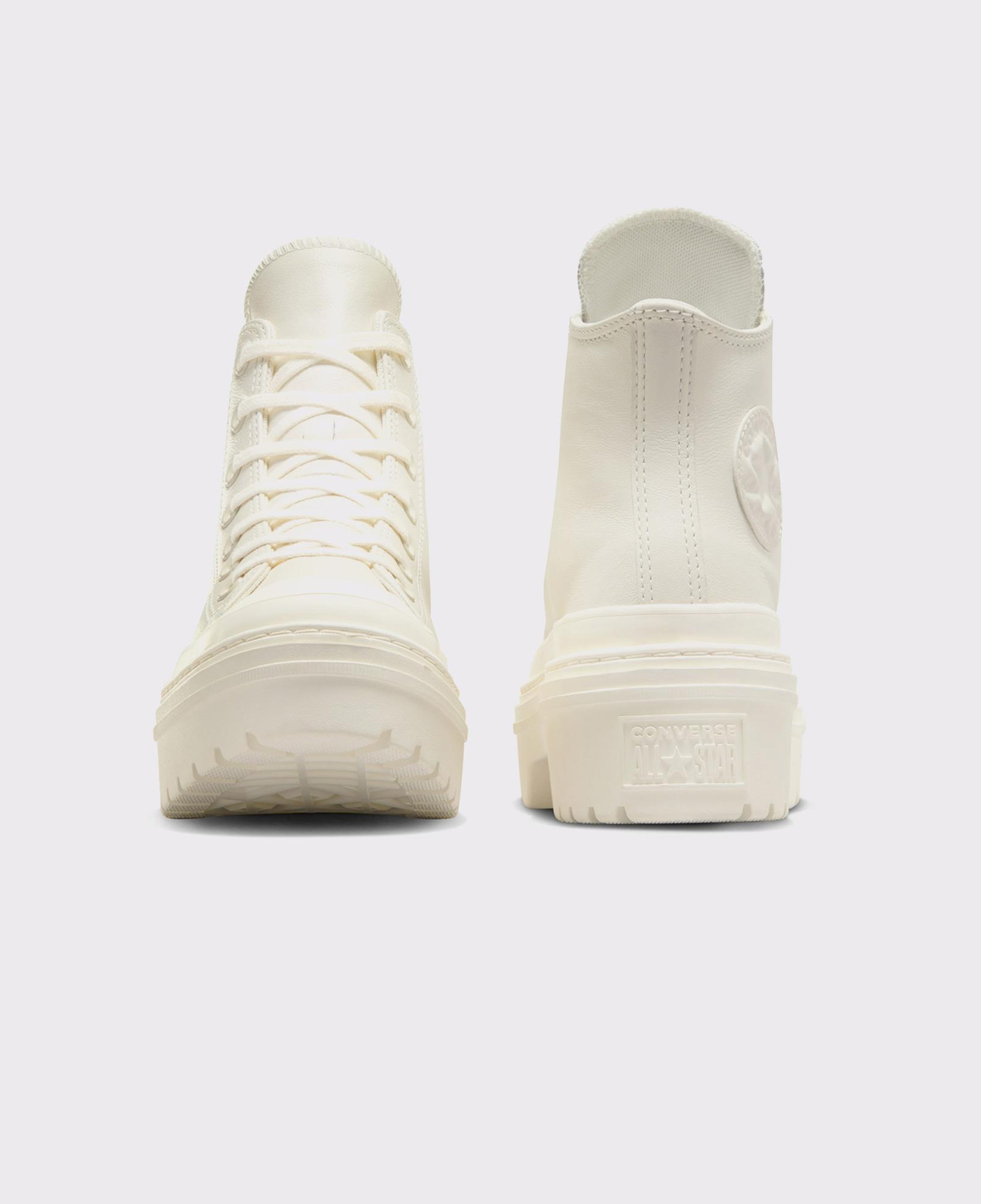 Converse Chuck Taylor All Star Lugged Heel Kadın Bej Deri Platform Bot
