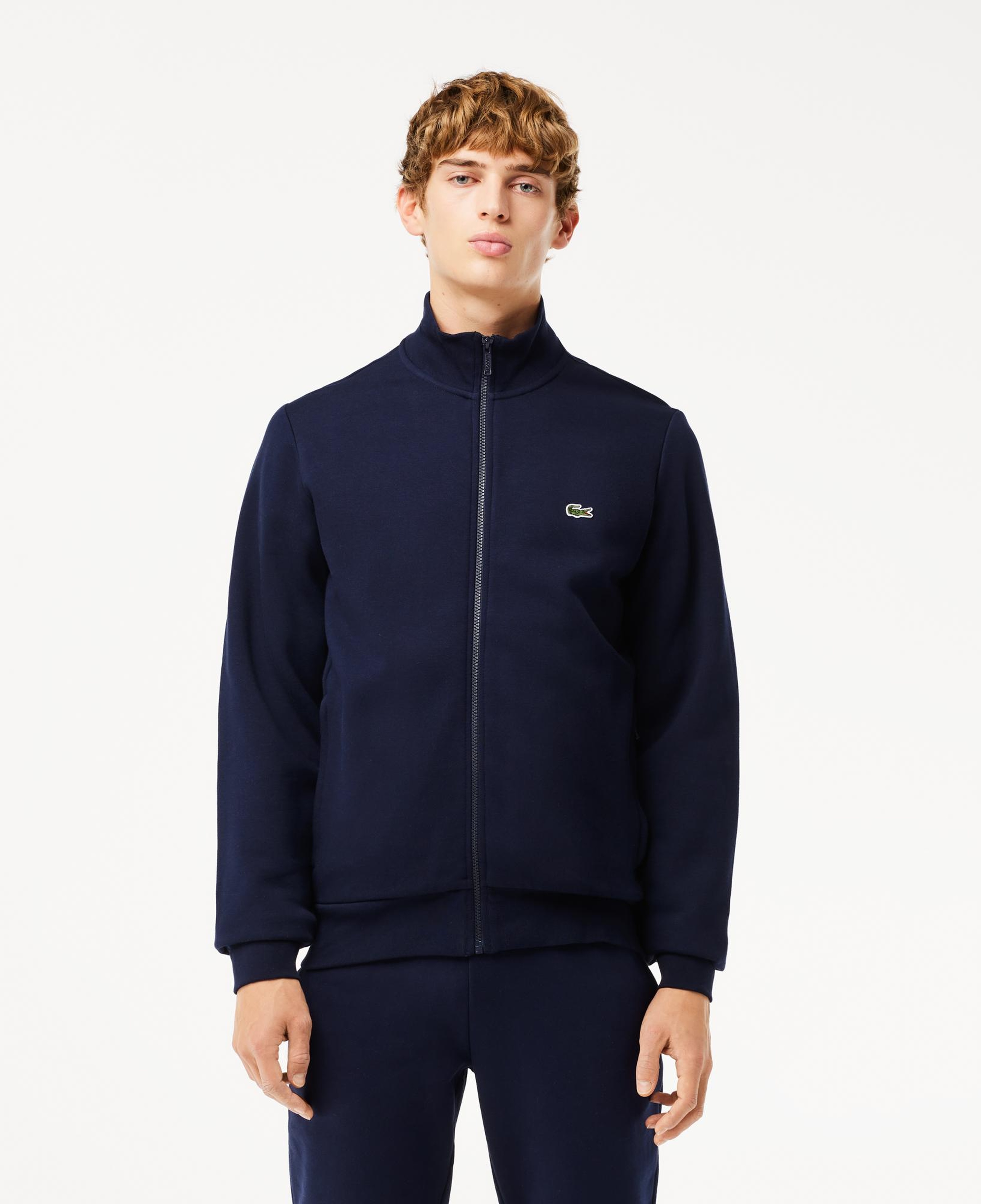 Lacoste Erkek Regular Fit Fermuarlı Lacivert Sweatshirt