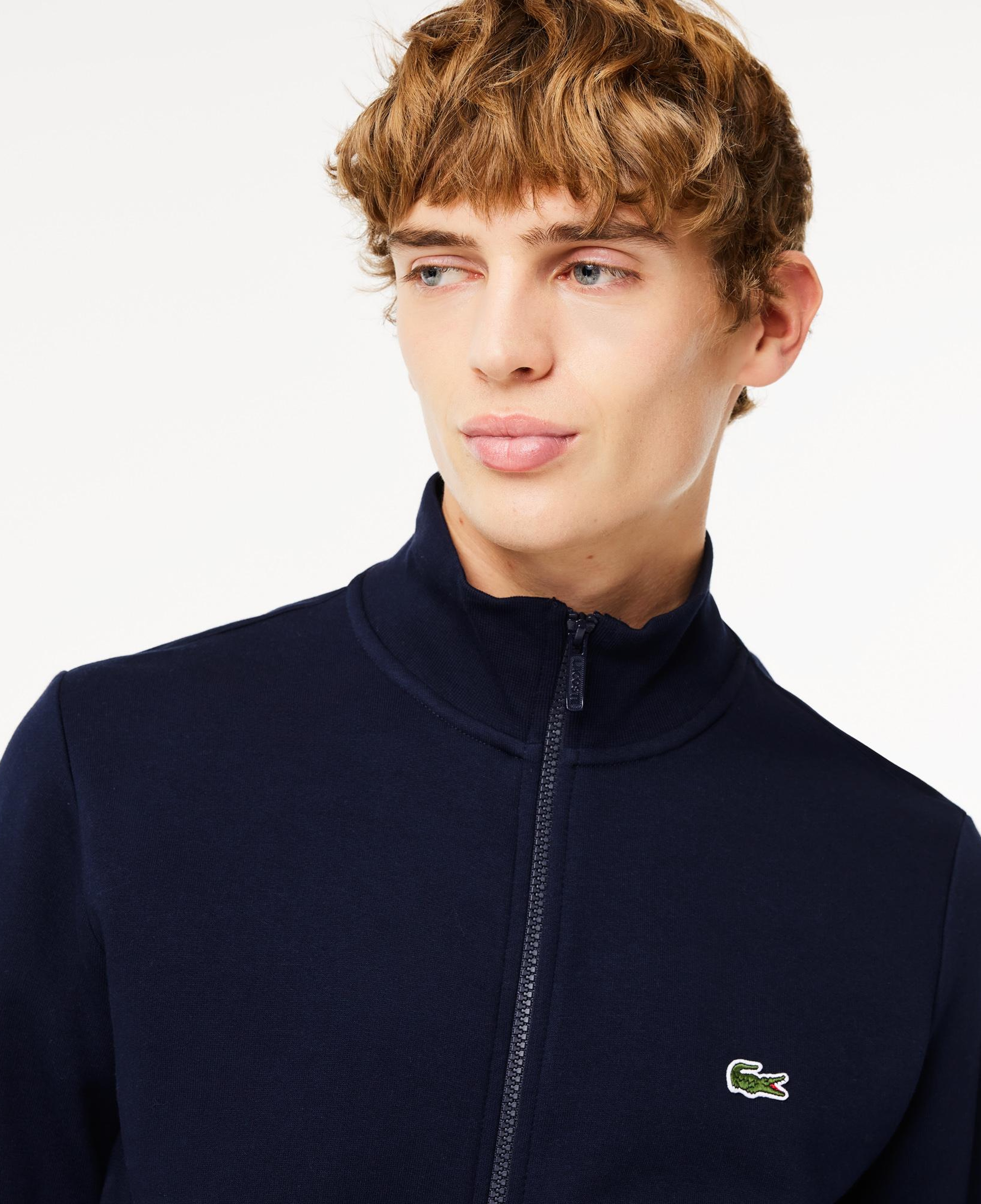 Lacoste Erkek Regular Fit Fermuarlı Lacivert Sweatshirt
