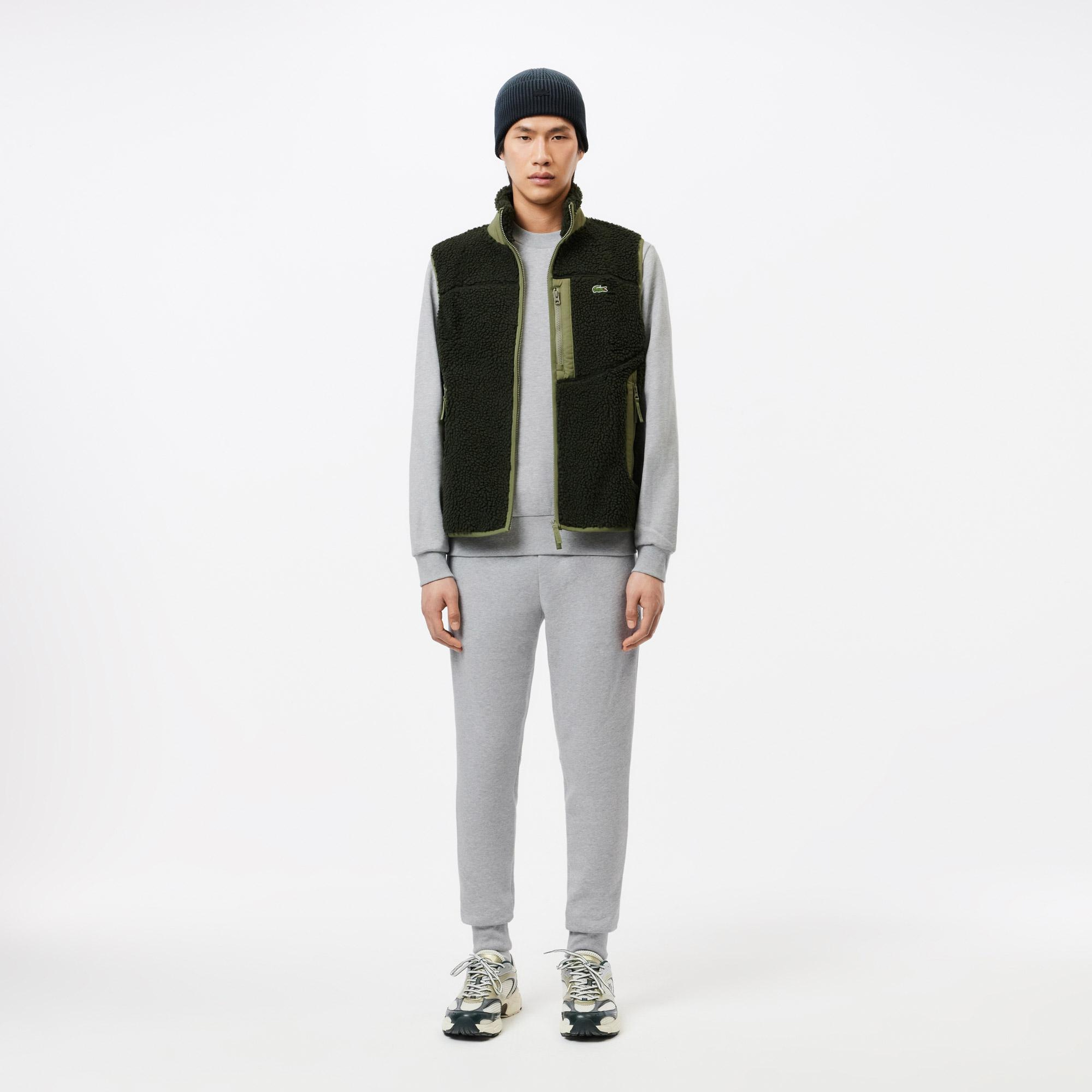 Lacoste Erkek Classic Fit Bisiklet Yaka Gri Sweatshirt