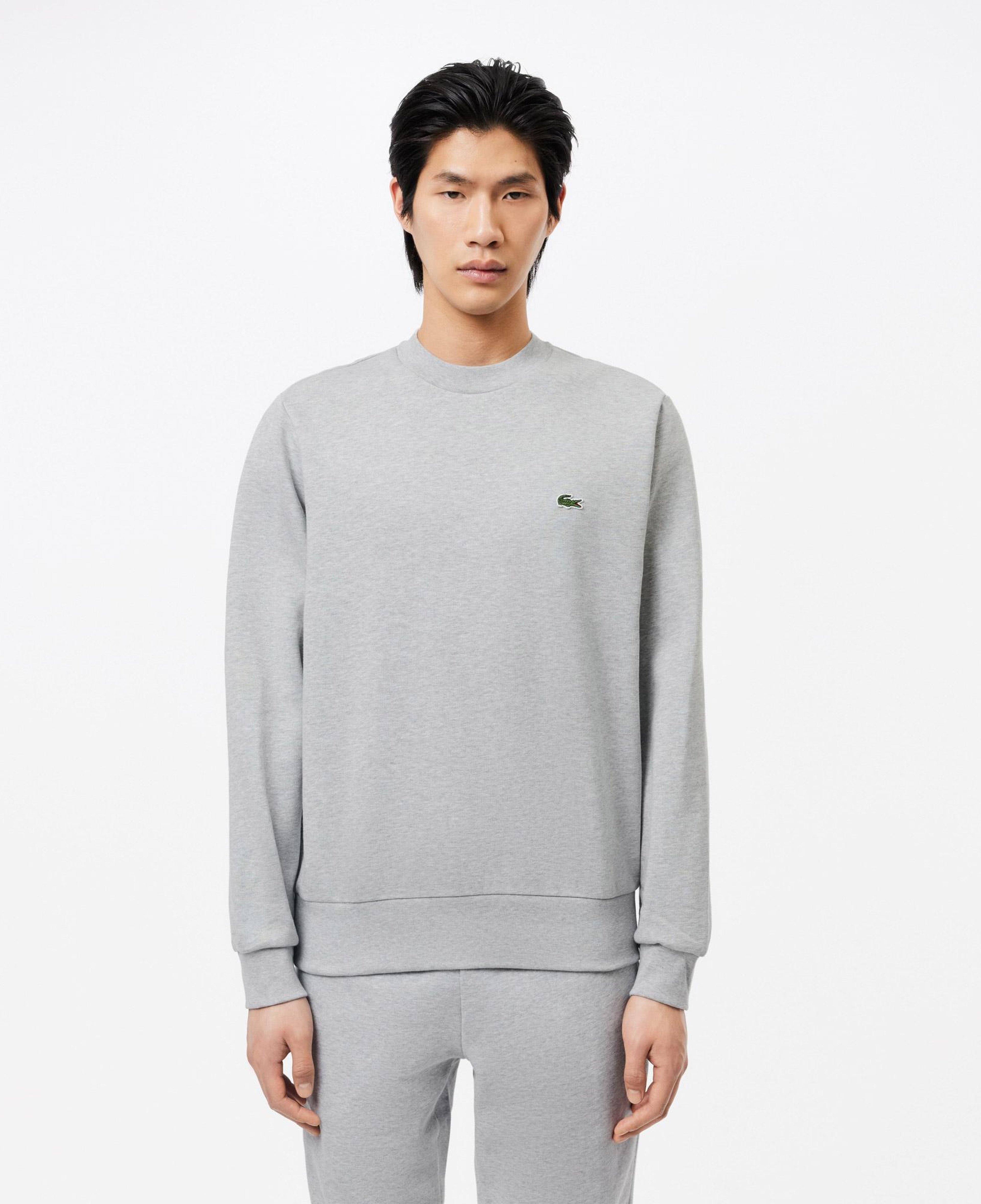 Erkek Classic Fit Bisiklet Yaka Gri Sweatshirt