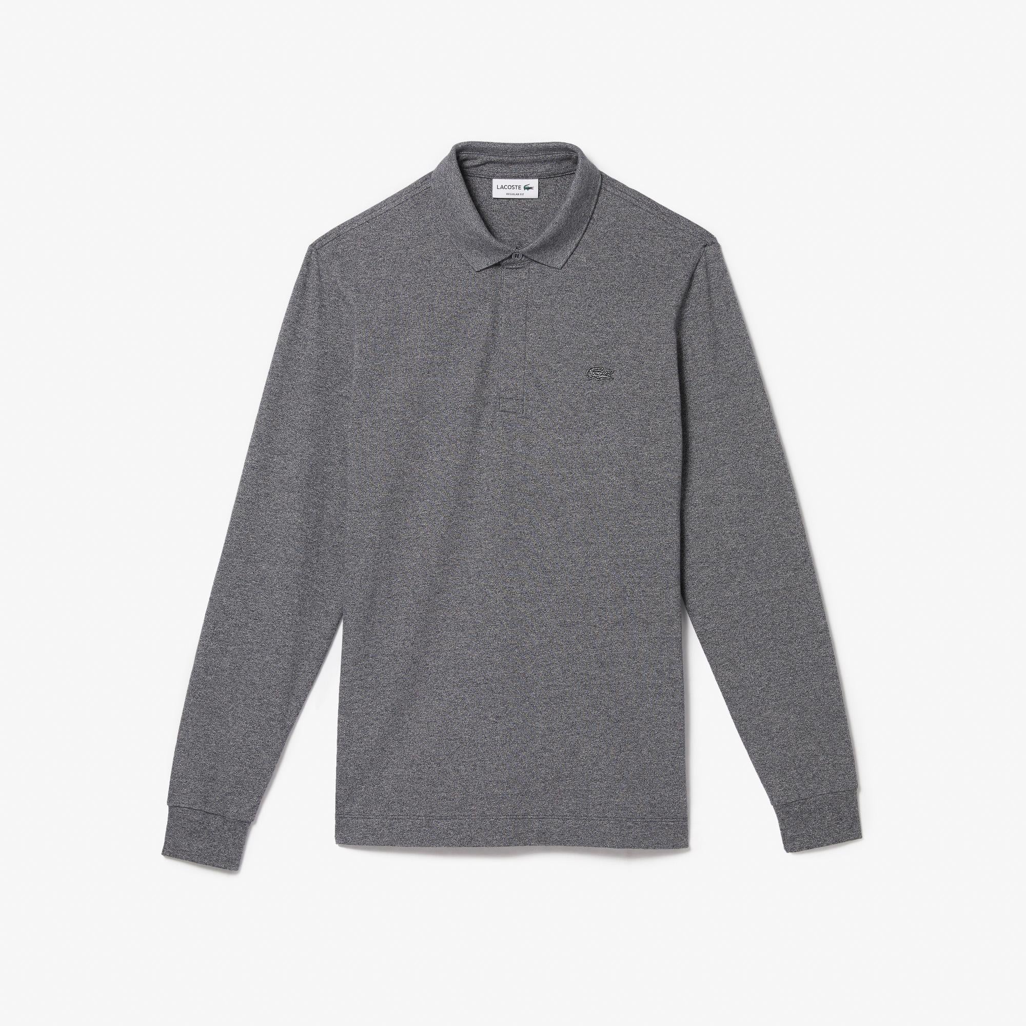 Lacoste Erkek Regular Fit Uzun Kollu Gri Paris Polo