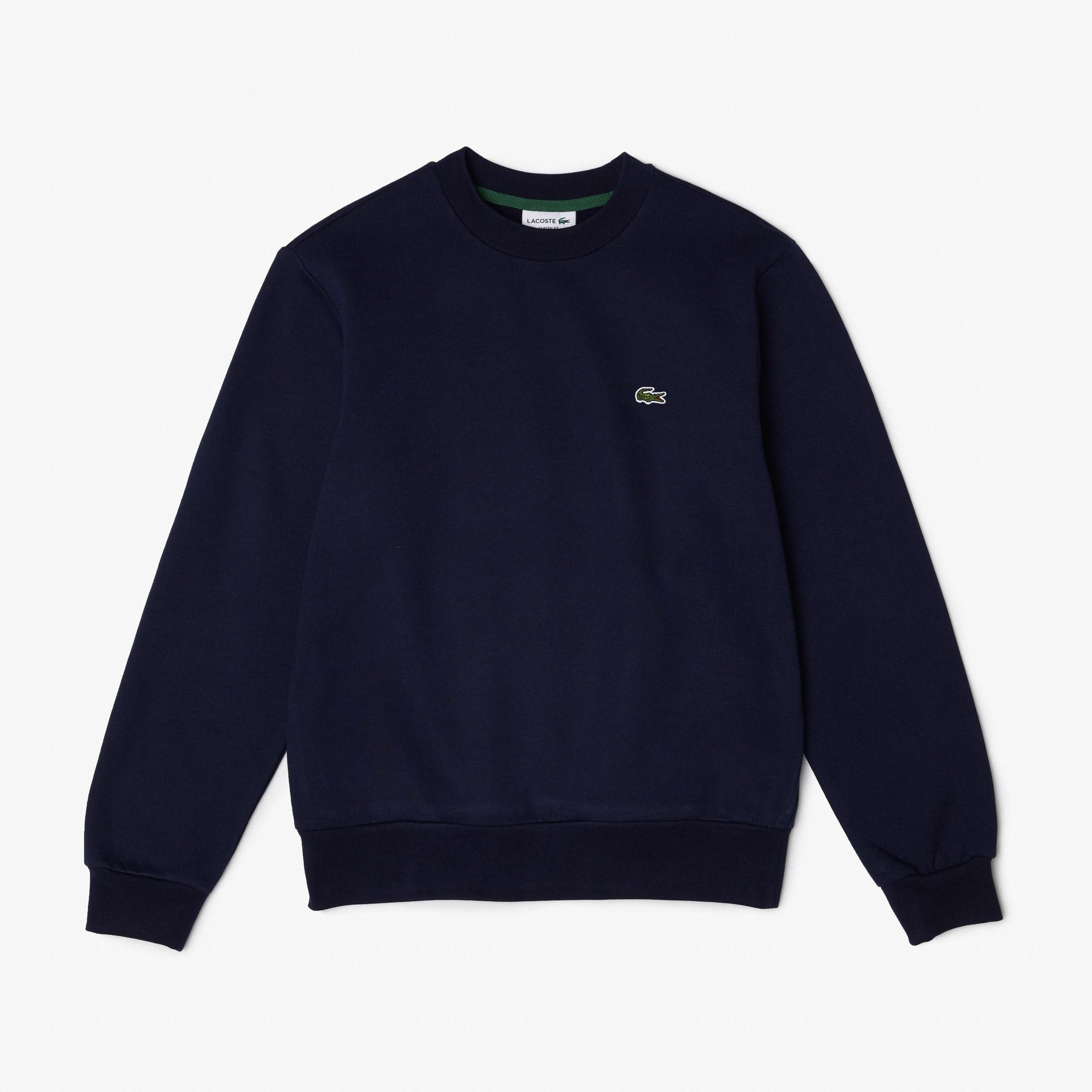 Lacoste Erkek Classic Fit Bisiklet Yaka Lacivert Sweatshirt