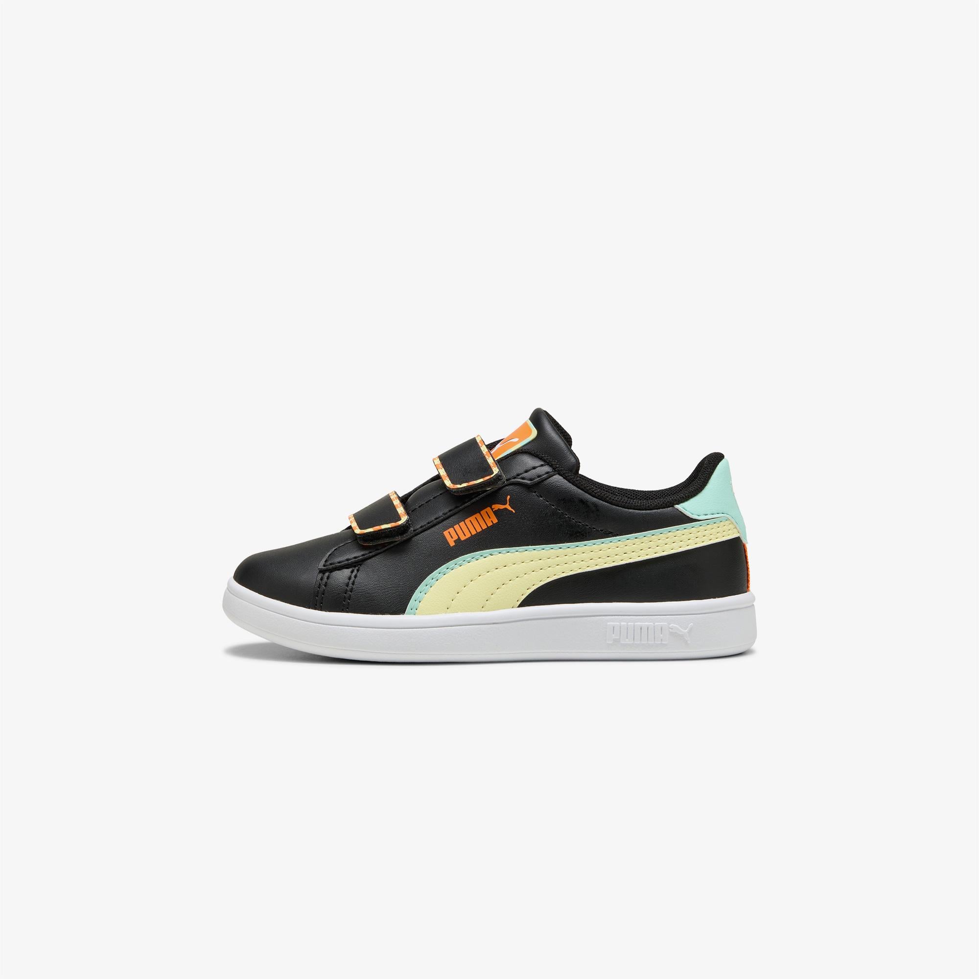 Puma Smash 3.0 Playdate Çocuk Siyah Spor Ayakkabı