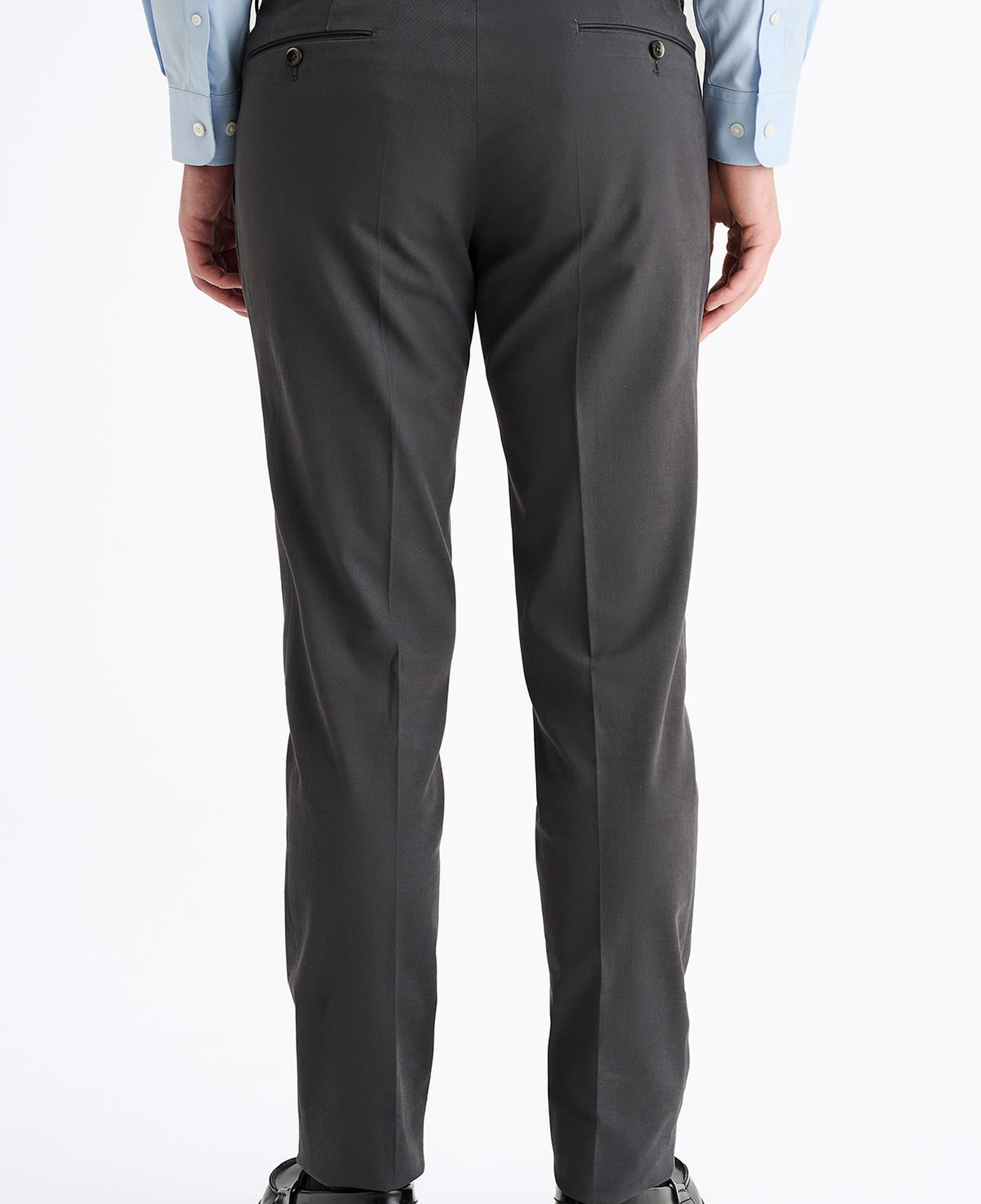 Erkek Gri Slim Fit Chino Pantolon