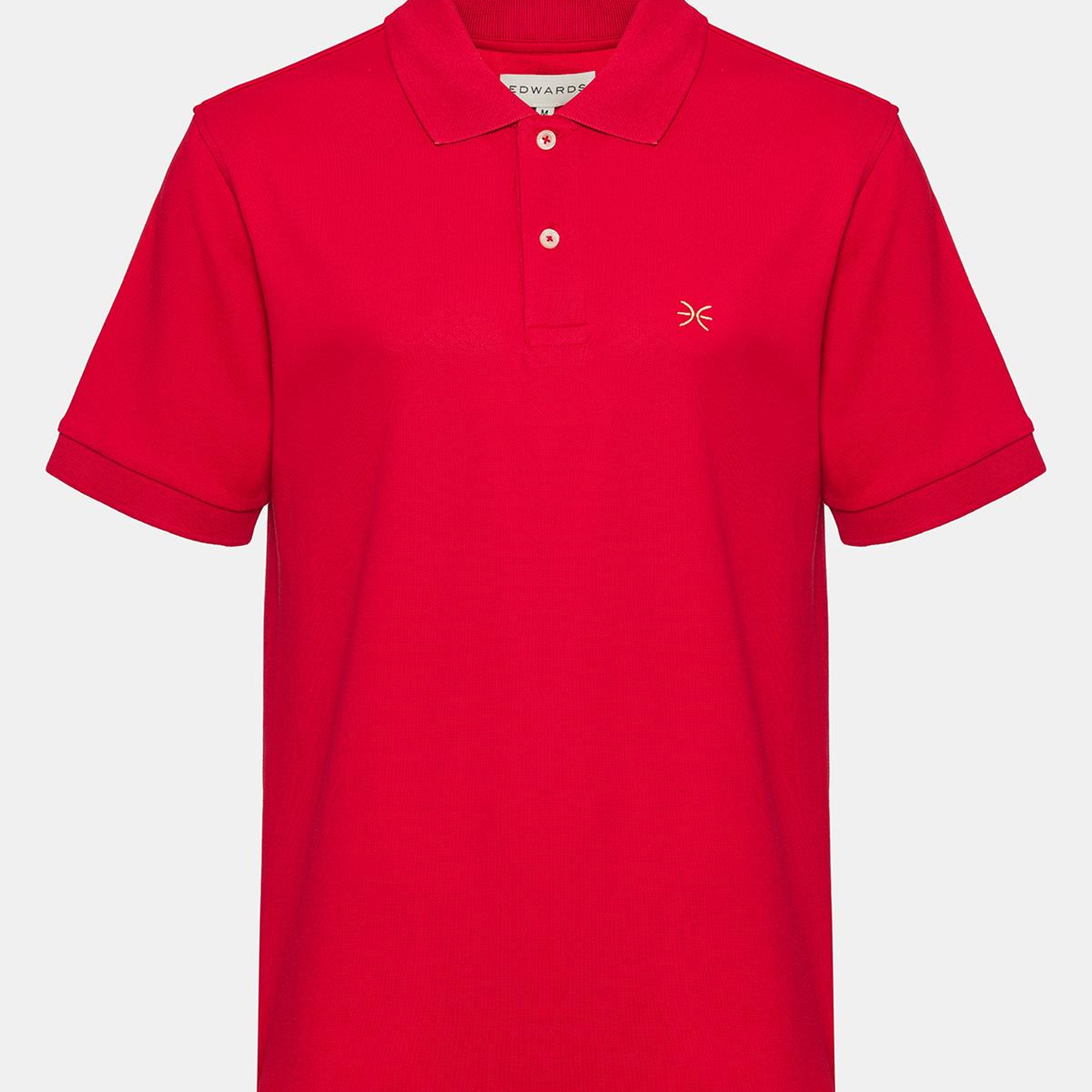 Erkek Kırmızı Kısa Kollu Polo Yaka T-Shirt