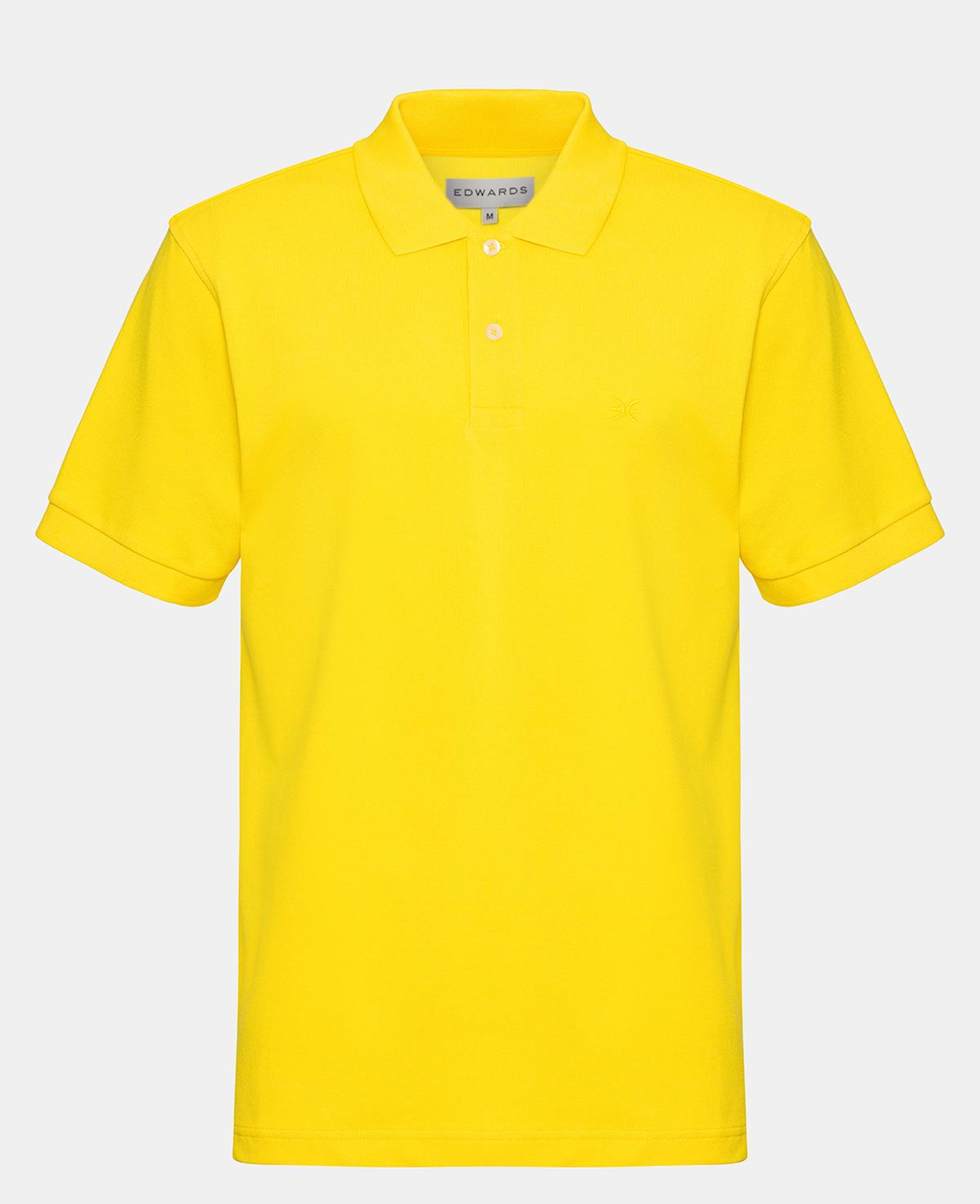 Erkek Sarı Kısa Kollu Polo Yaka T-Shirt