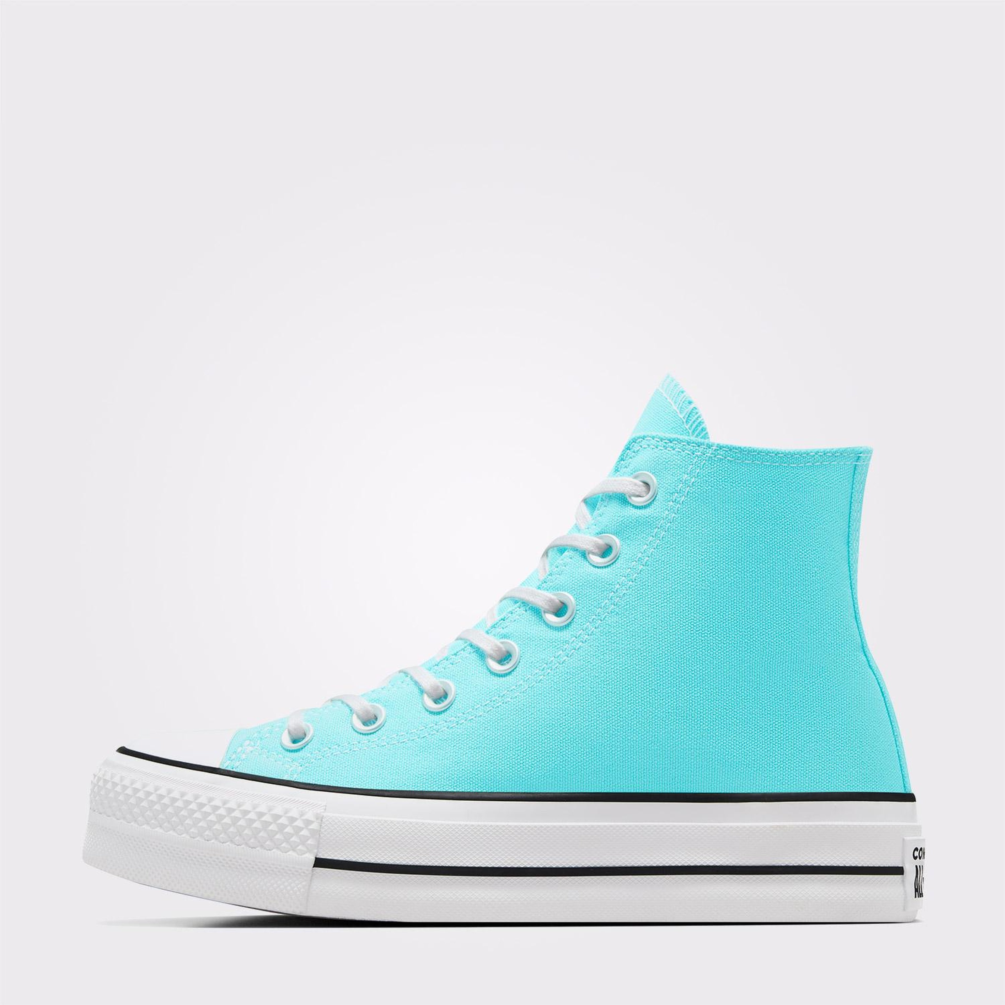 Converse Chuck Taylor All Star Lift Unisex Mavi Platform Sneaker